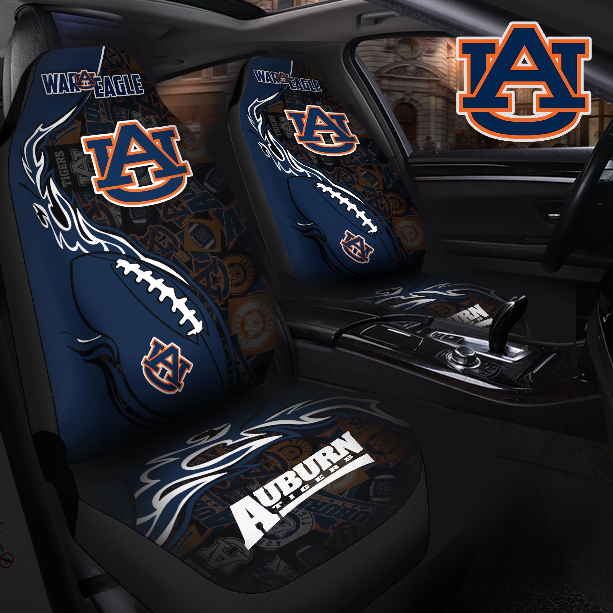 Auburn Tigers Car Seat T-40744