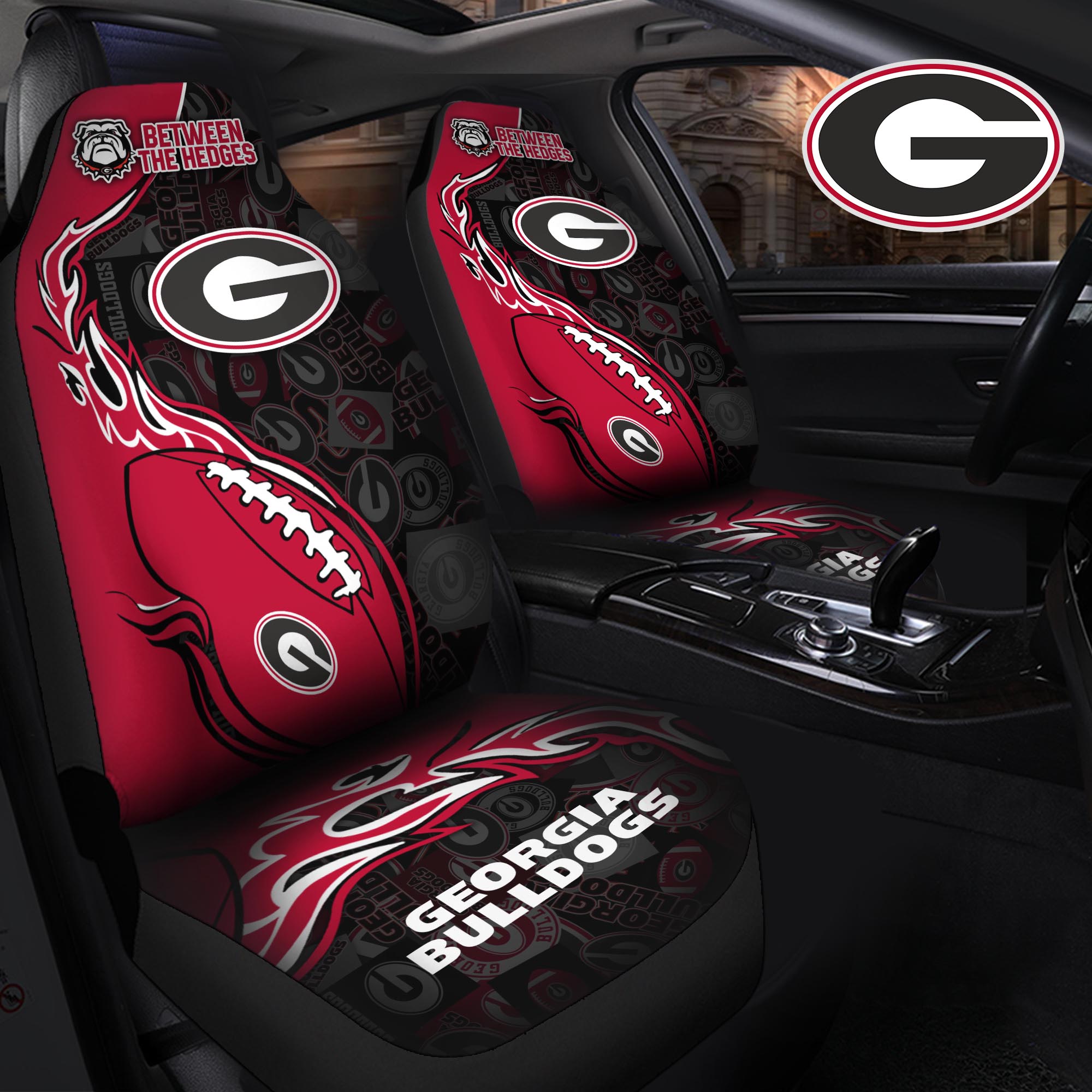 Georgia Bulldogs Car Seat T-40744