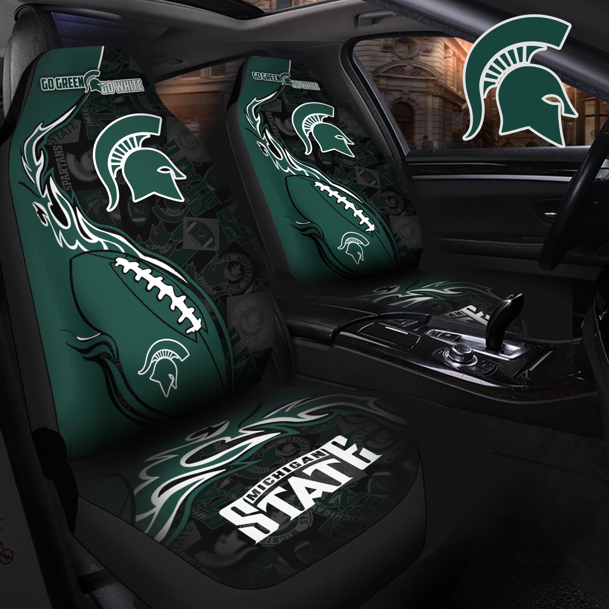 Michigan State Spartans Car Seat T-40744