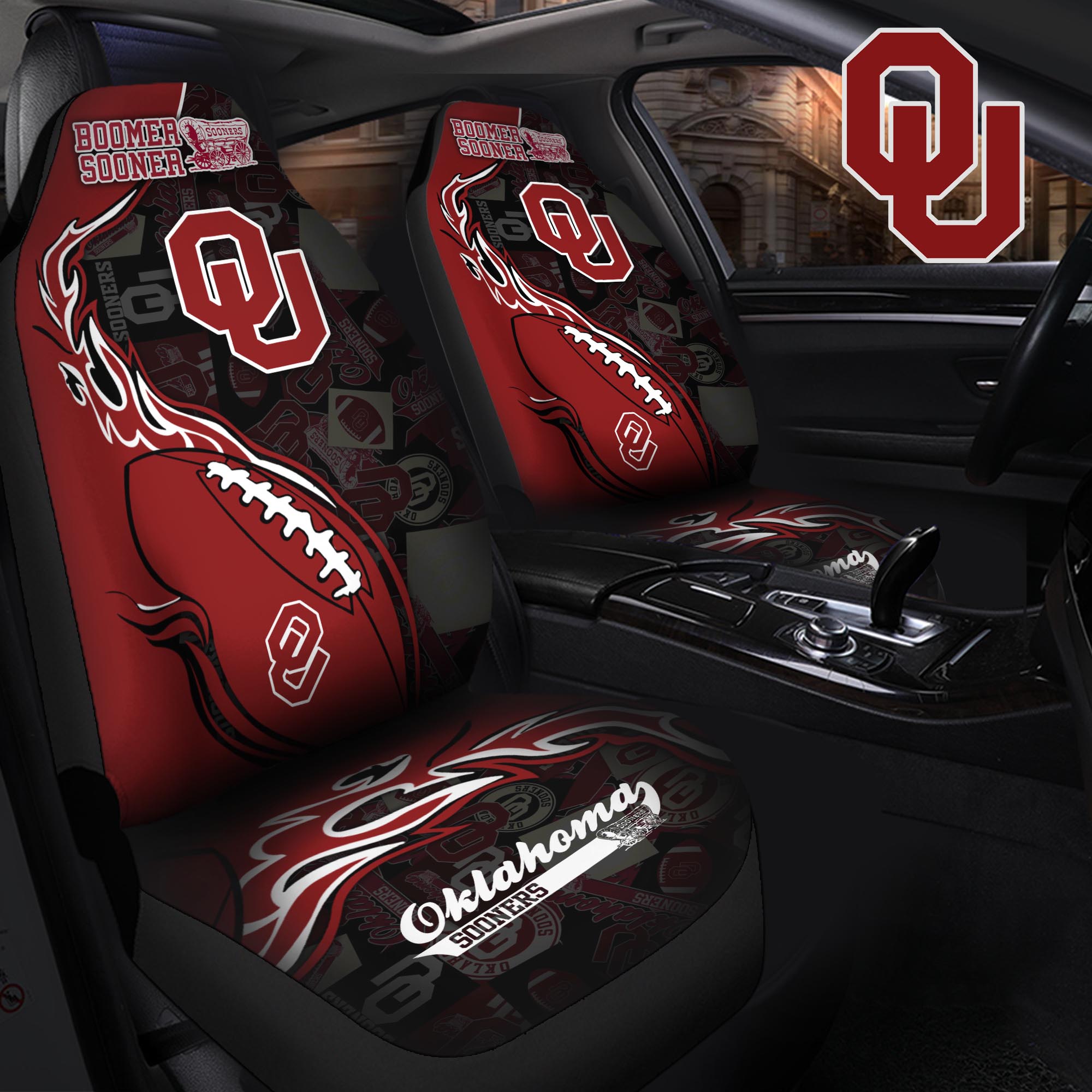 Oklahoma Sooners Car Seat T-40744