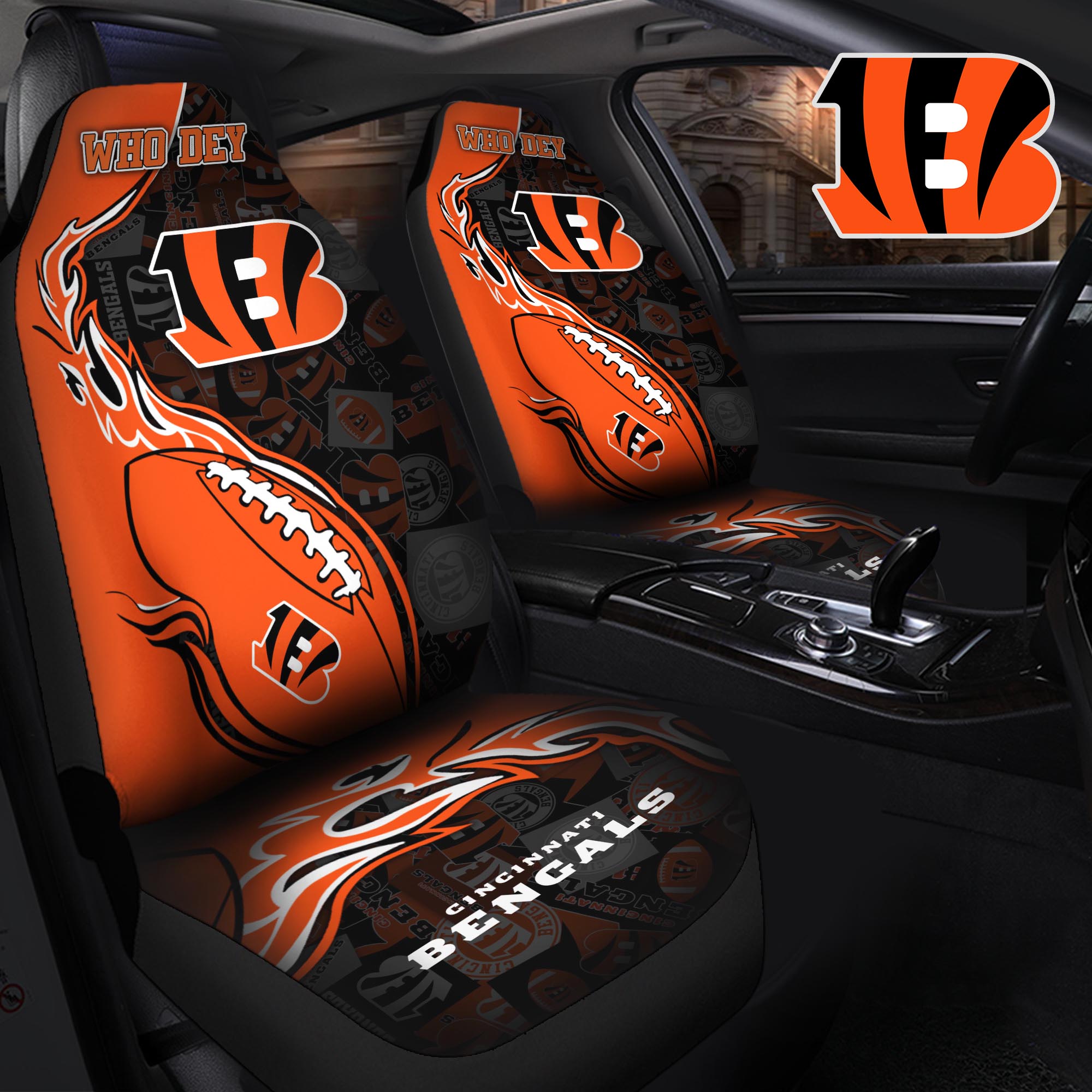Cincinnati Bengals Car Seat T-40744