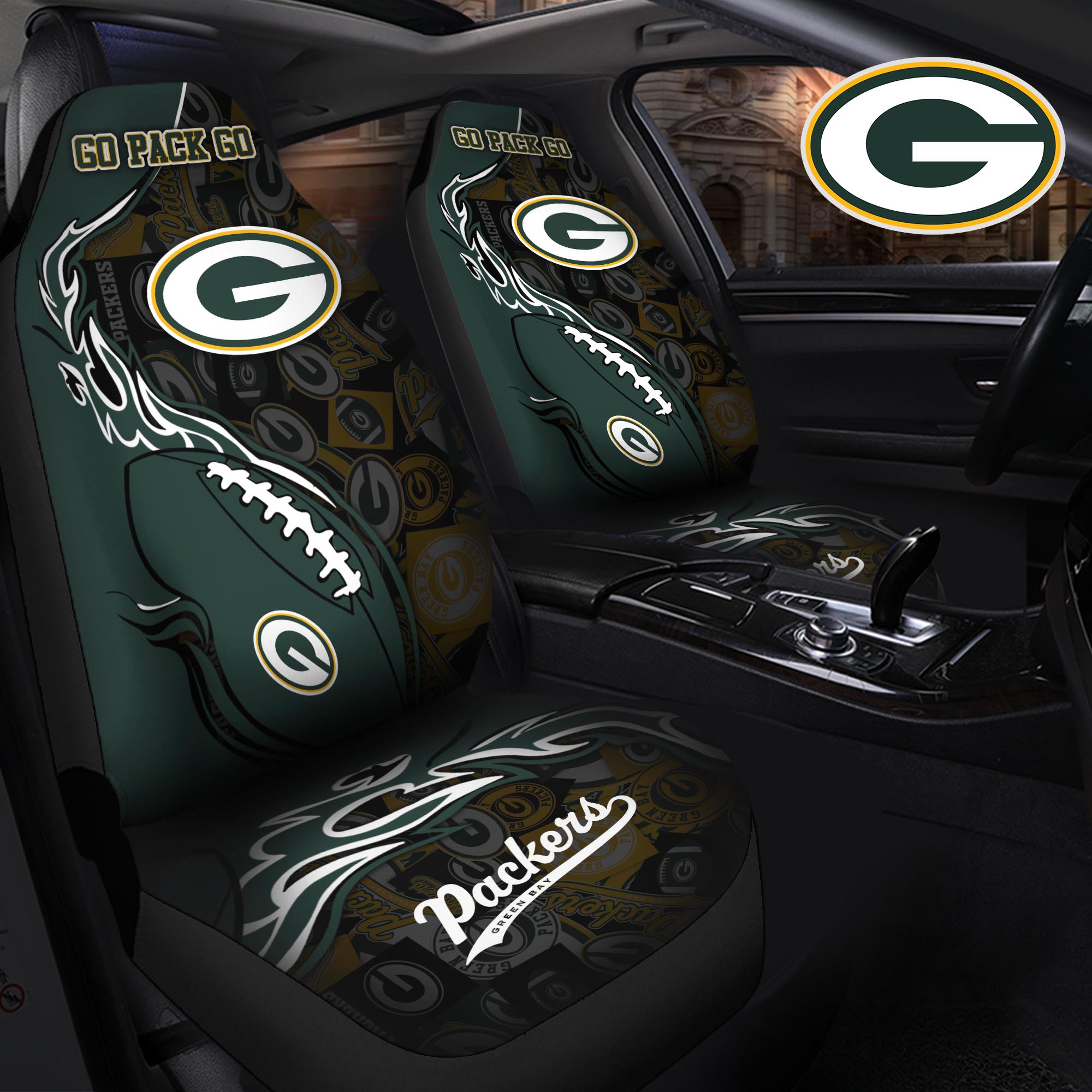 Green Bay Packers Car Seat T-40744
