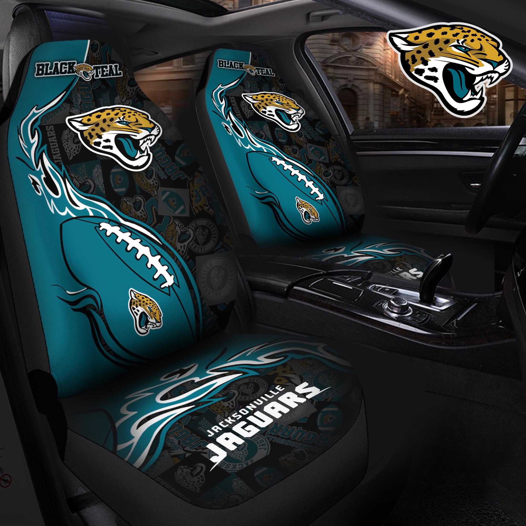 Jacksonville Jaguars Car Seat T-40744