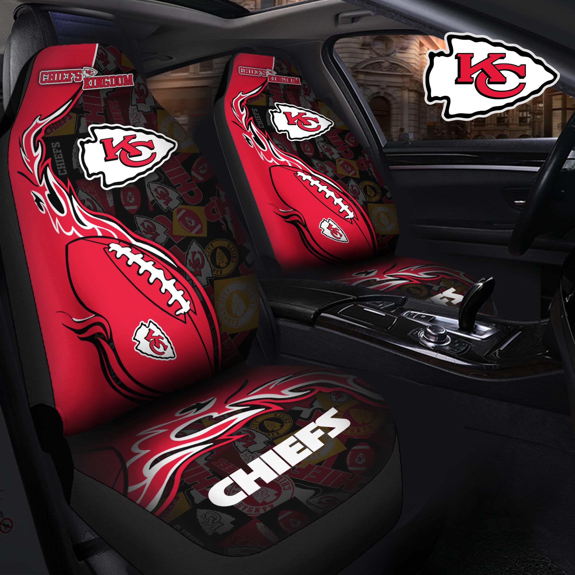 Kansas City Chiefs Car Seat T-40744