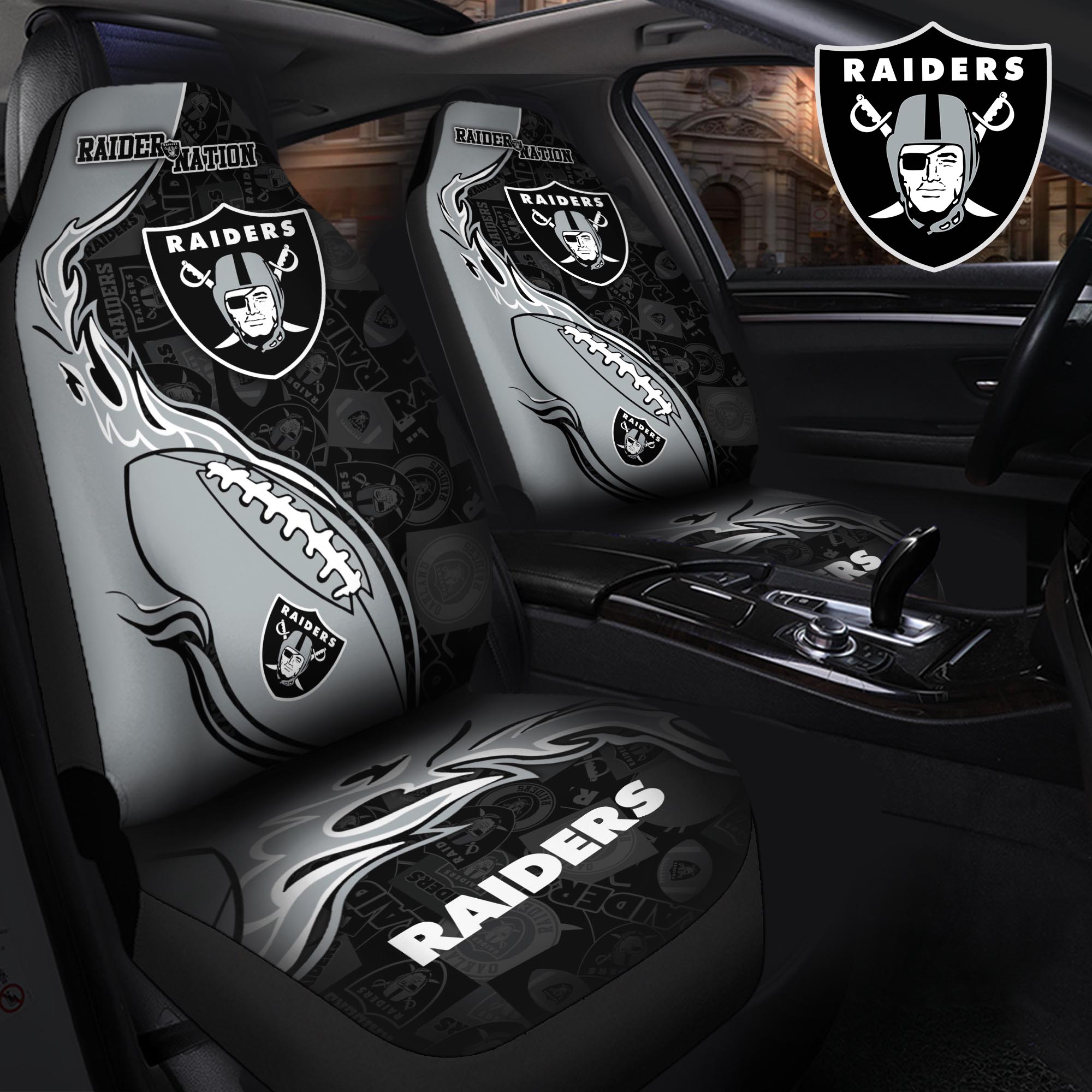 Las Vegas Raiders Car Seat T-40744