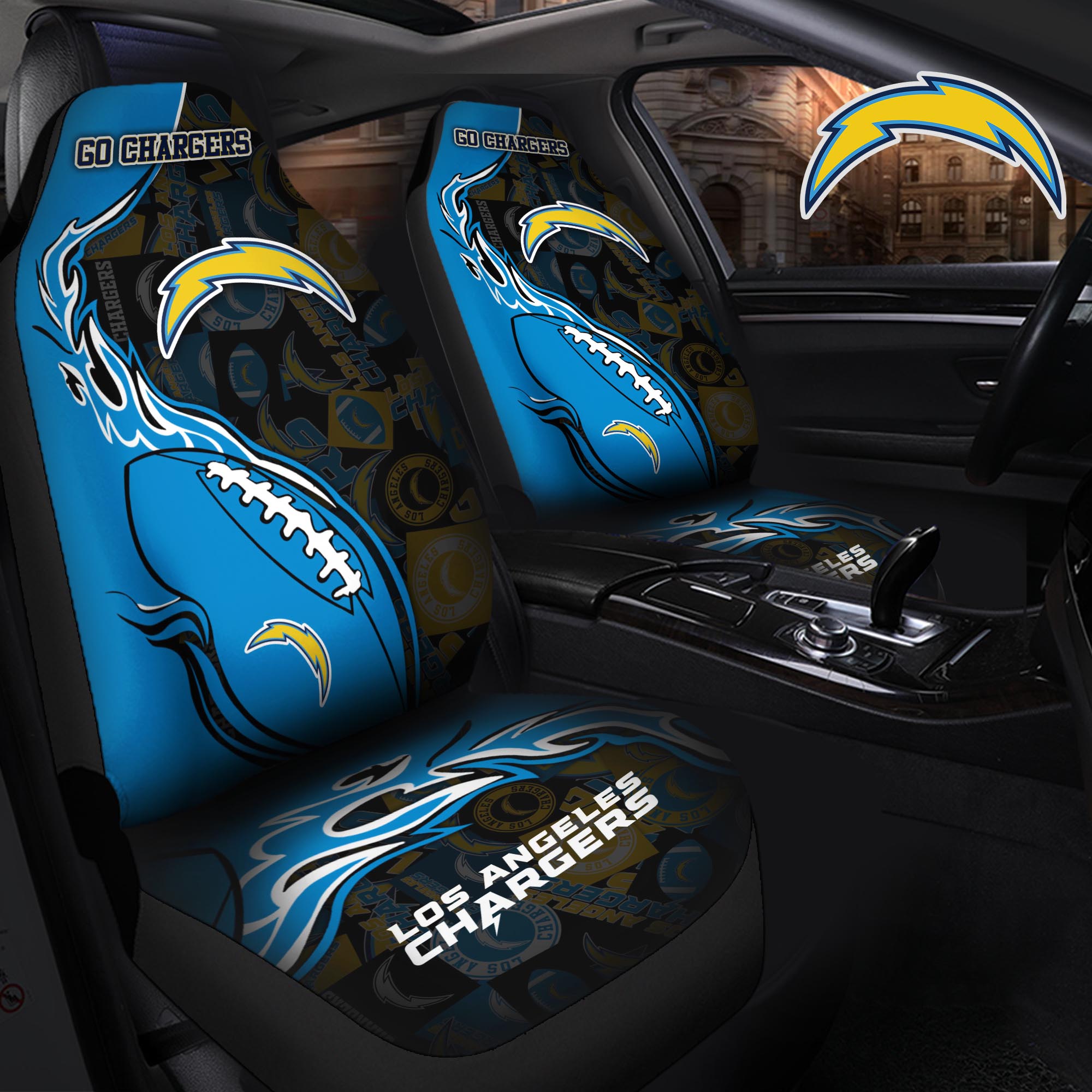 Los Angeles Chargers Car Seat T-40744