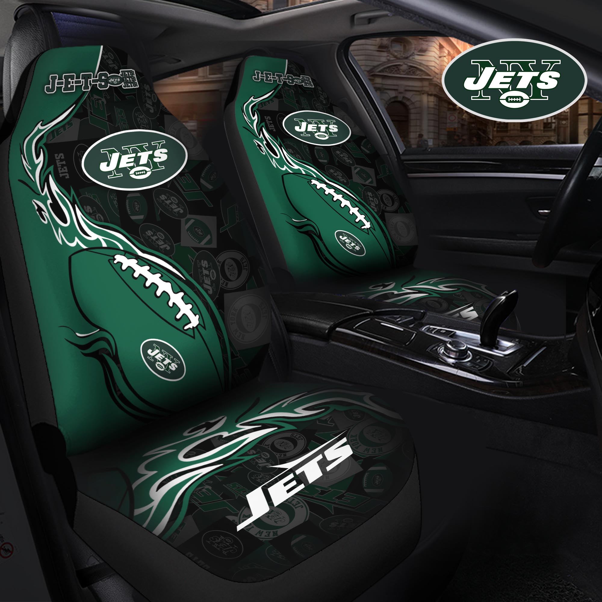 New York Jets Car Seat T-40744
