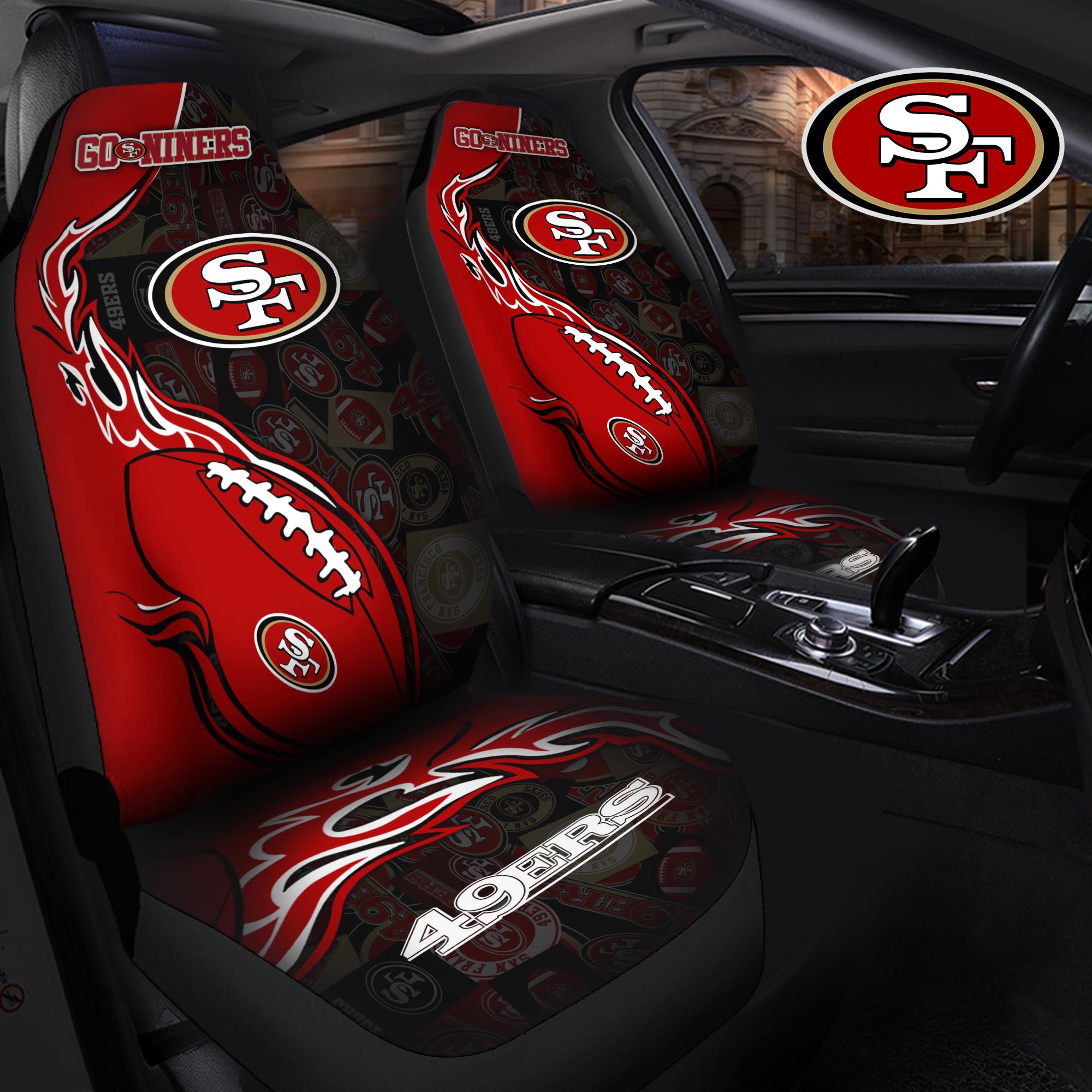 San Francisco 49ers Car Seat T-40744