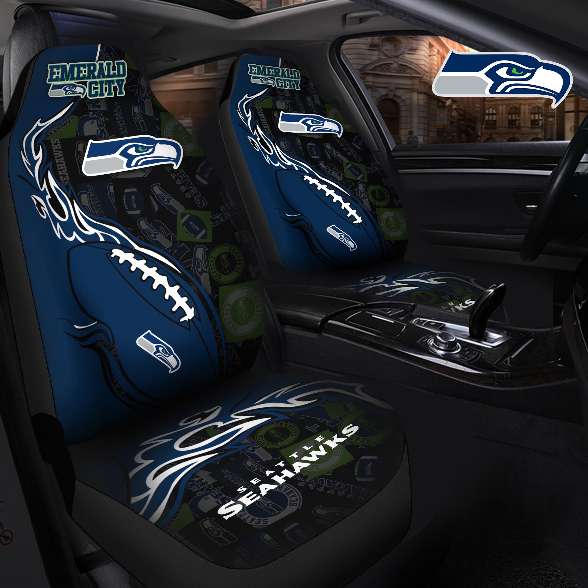 Seattle Seahawks Car Seat T-40744