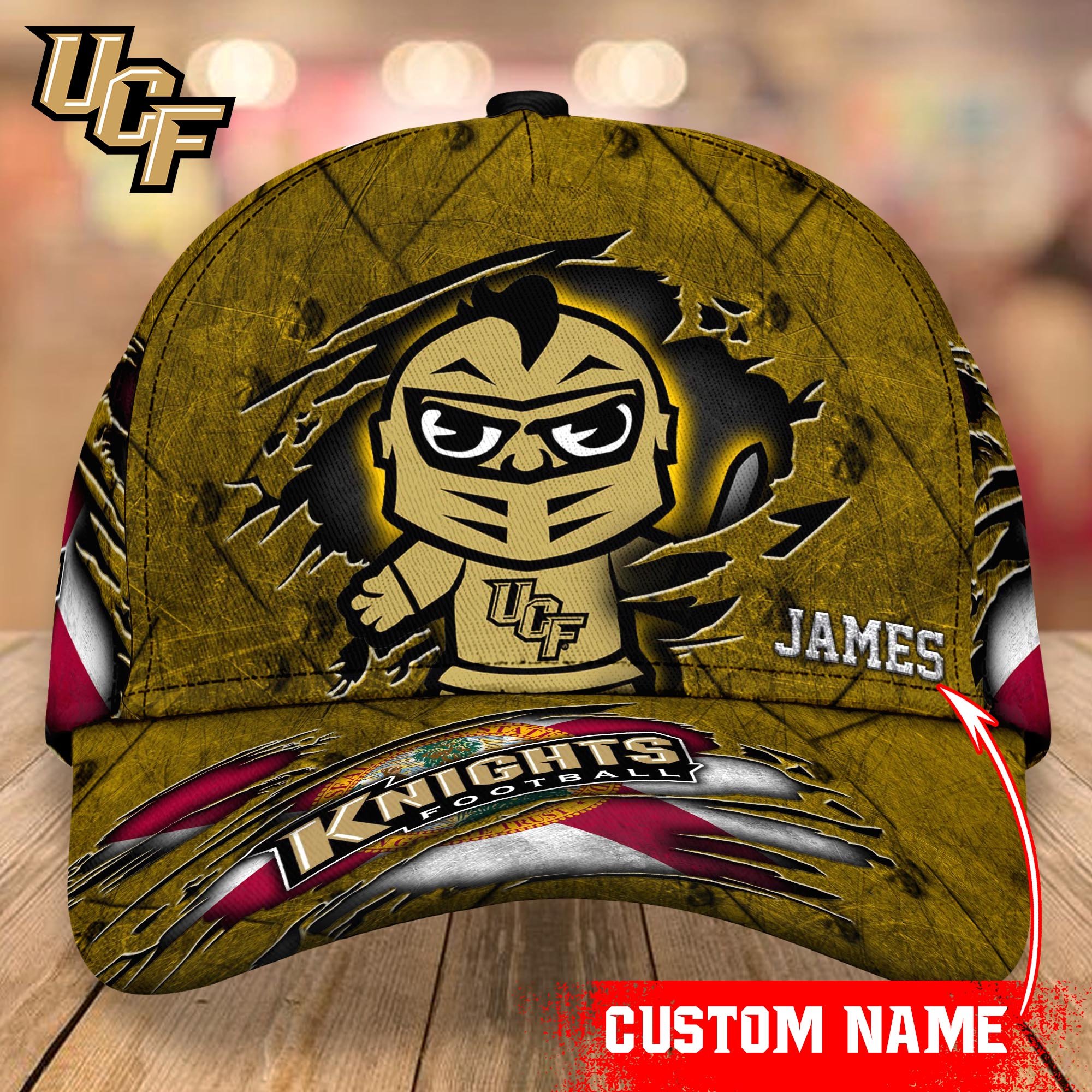 UCF Knights cap Custom T-40953