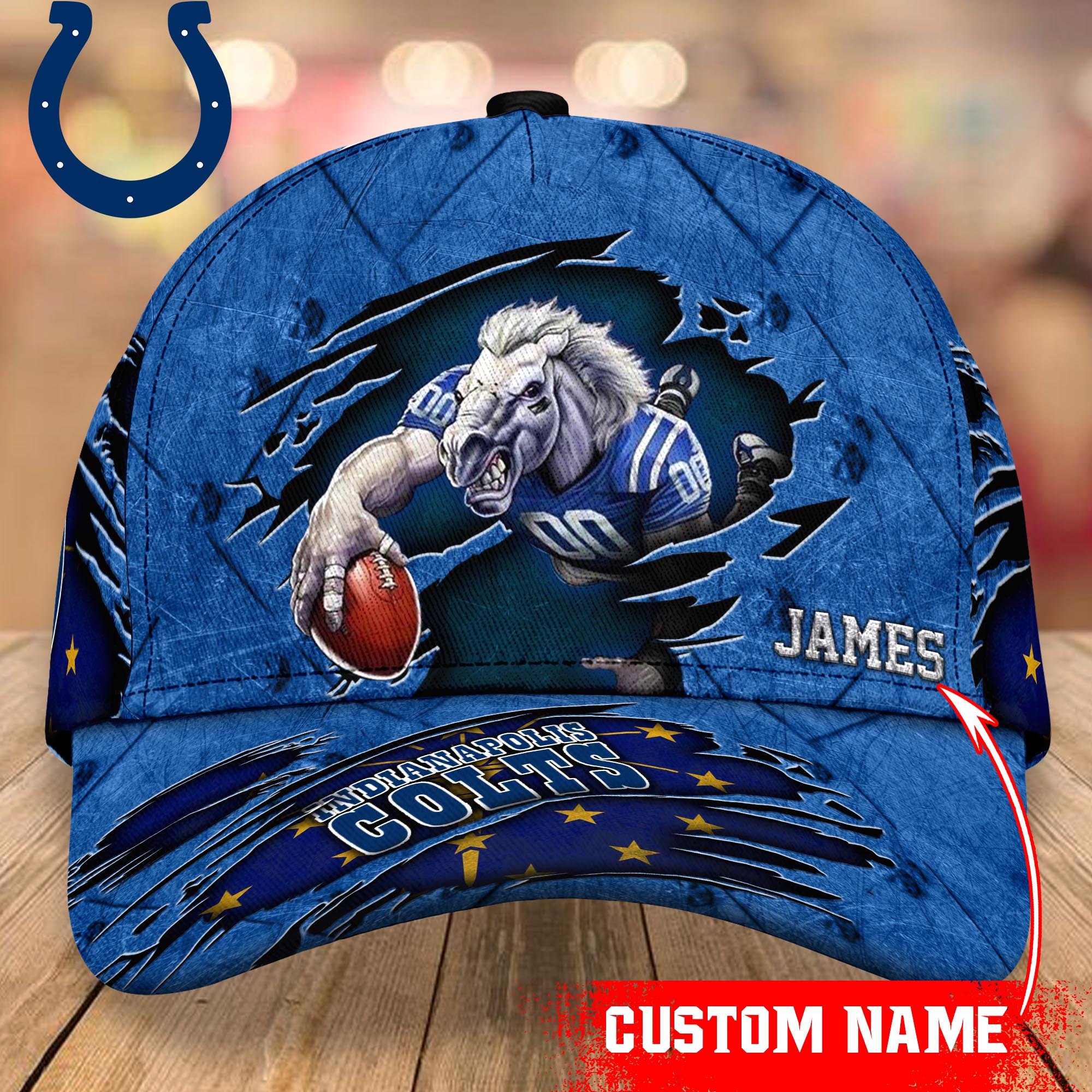 Indianapolis Colts cap Custom T-40953
