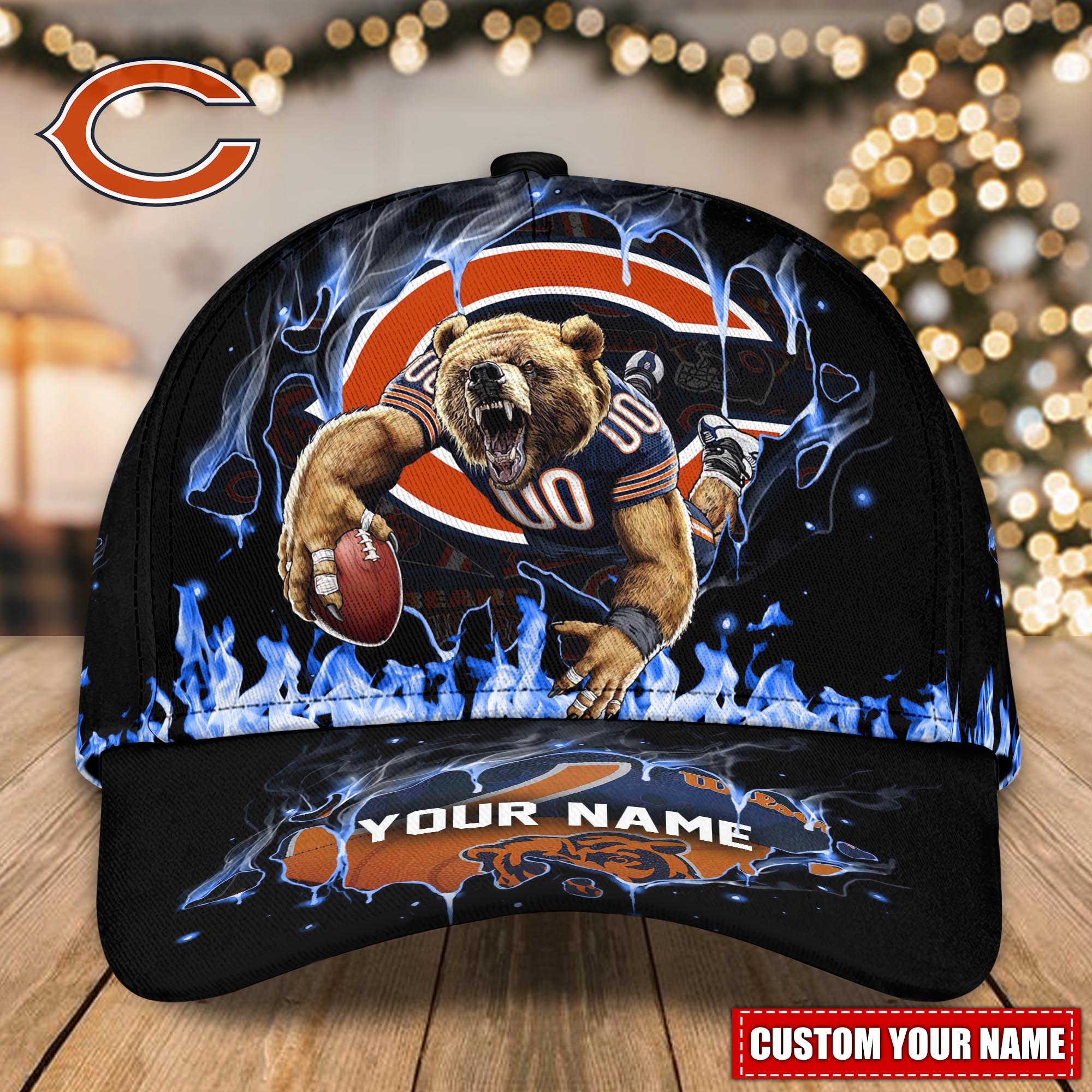 Chicago Bears Cap custom Q-47617