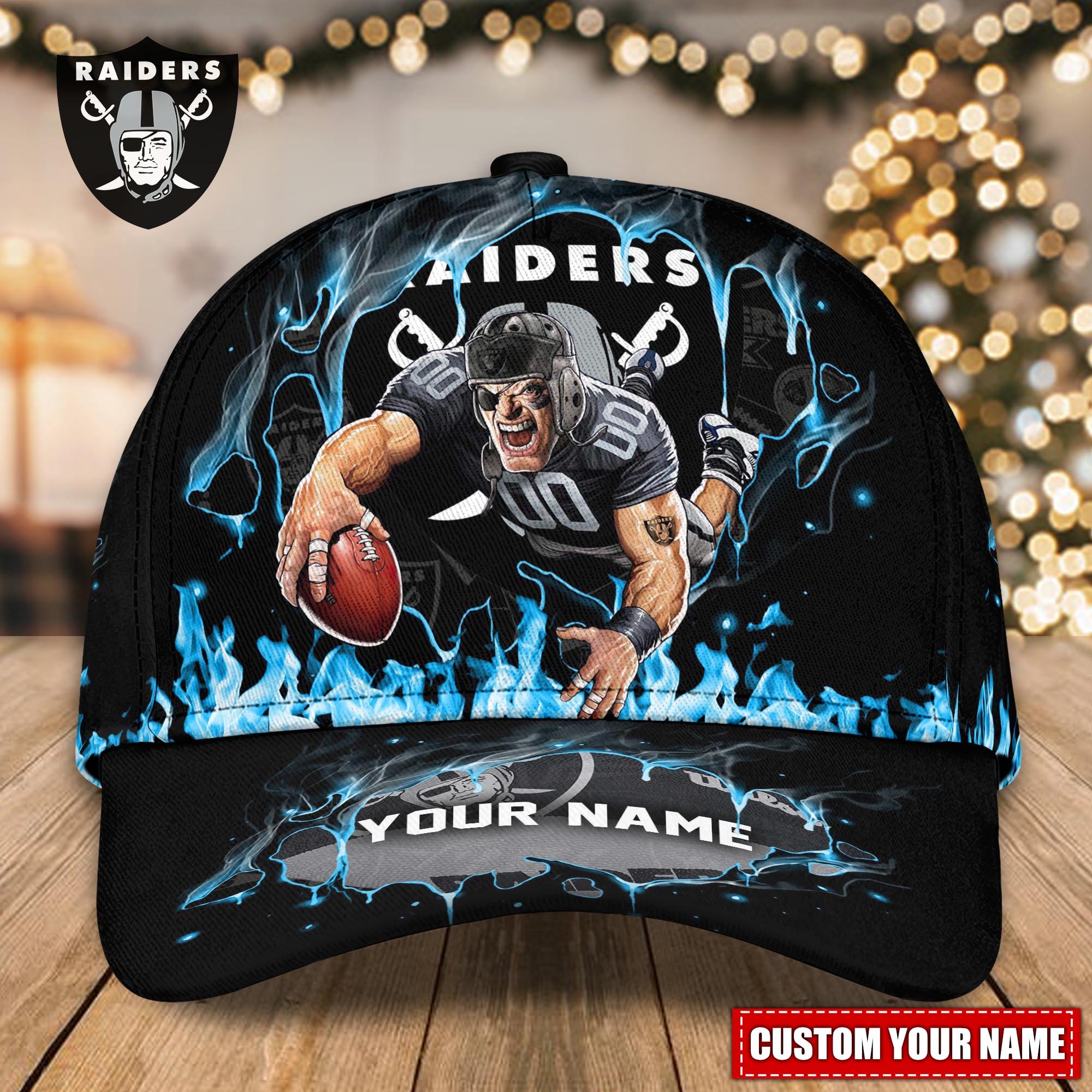 Las Vegas Raiders Cap custom Q-47617