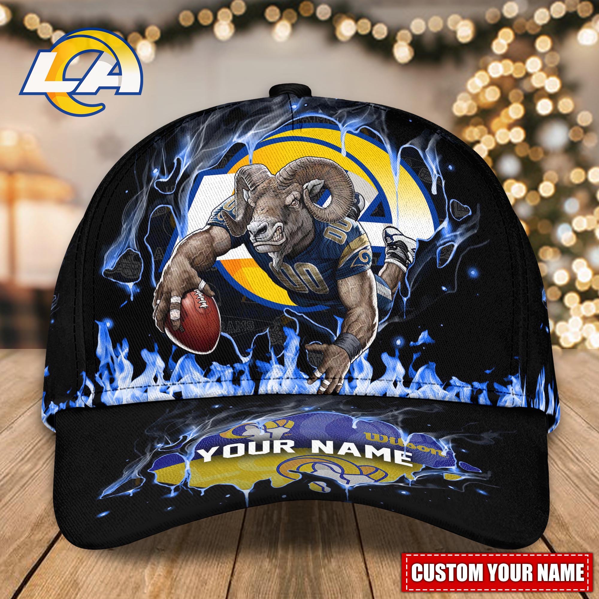 Los Angeles Rams Cap custom Q-47617