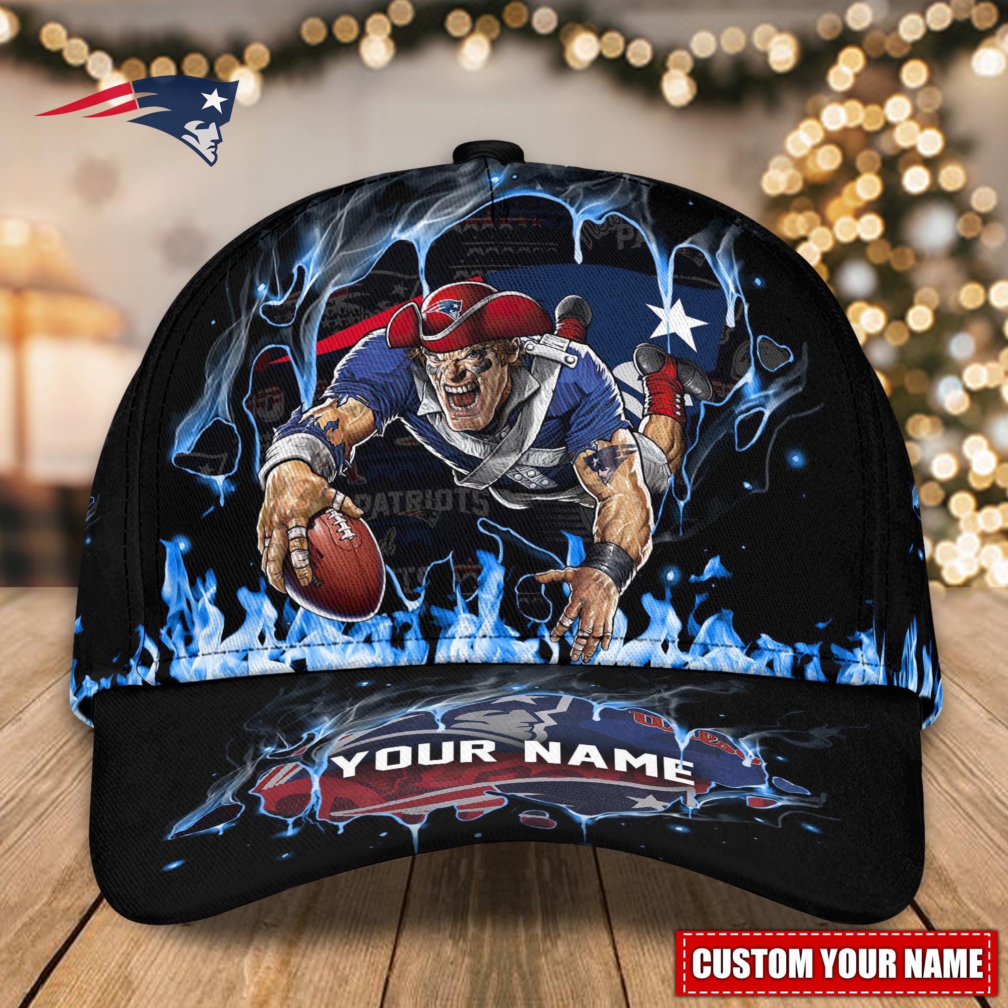 New England Patriots Cap custom Q-47617