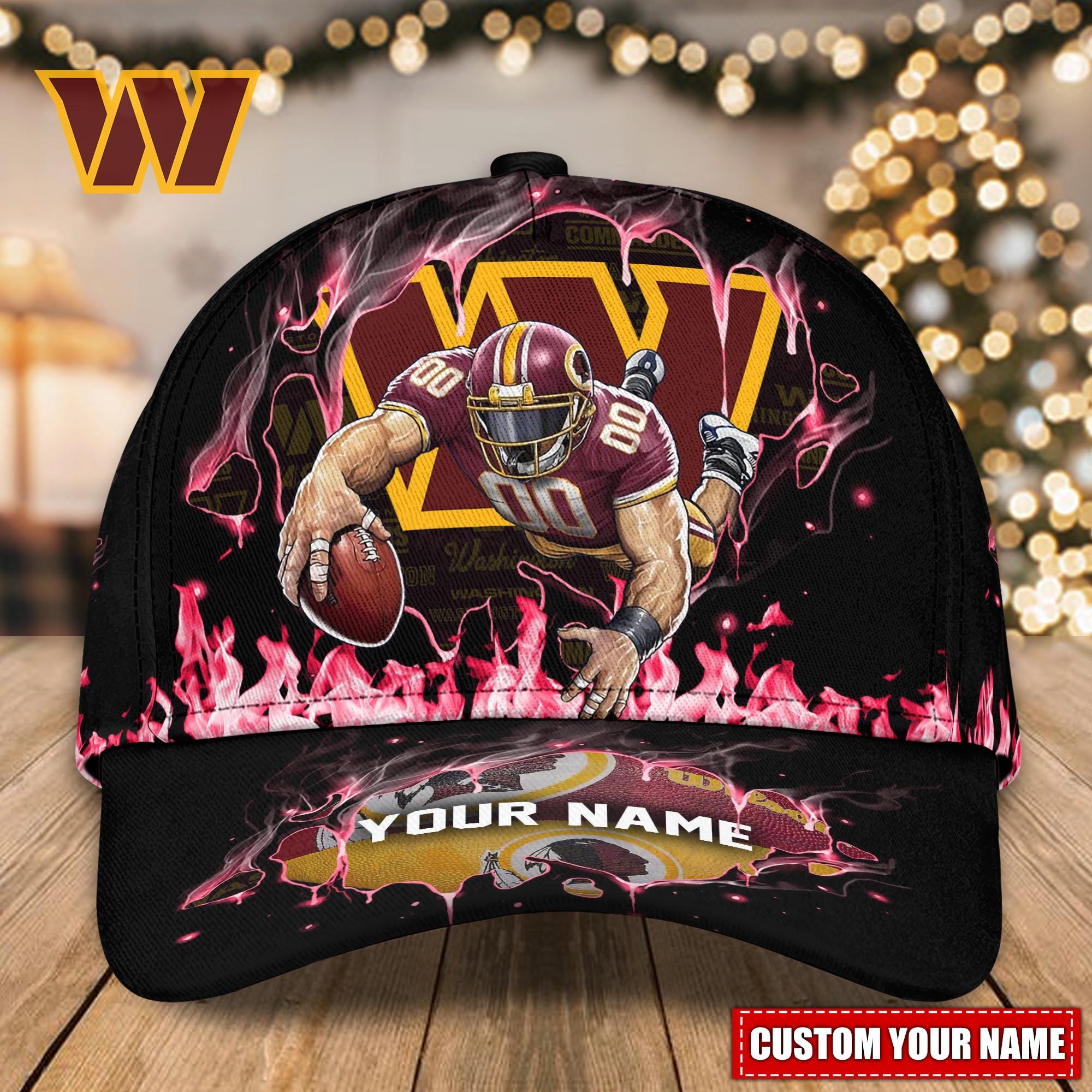 Washington Commanders Cap custom Q-47617