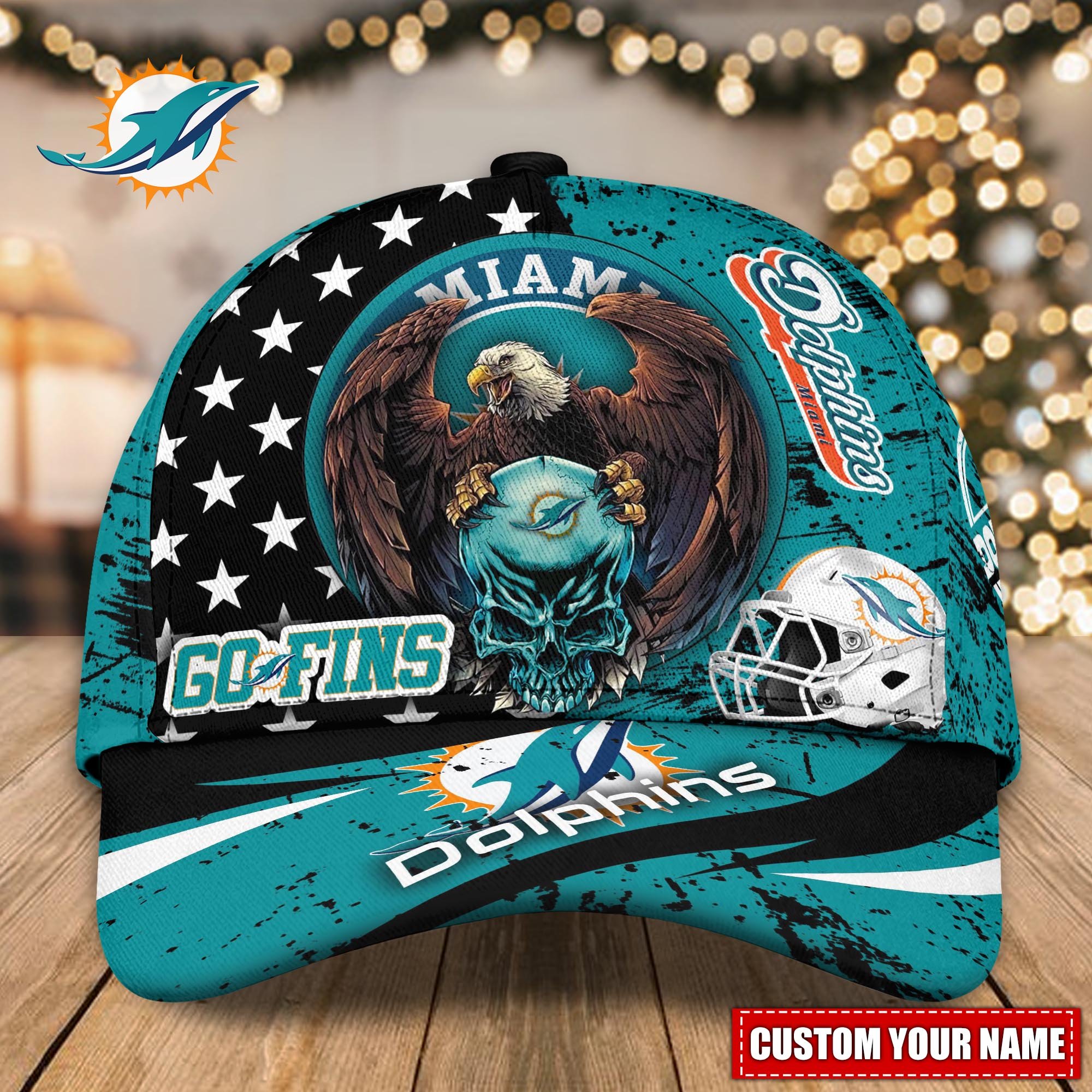 Miami Dolphins CAP custom Q-48277