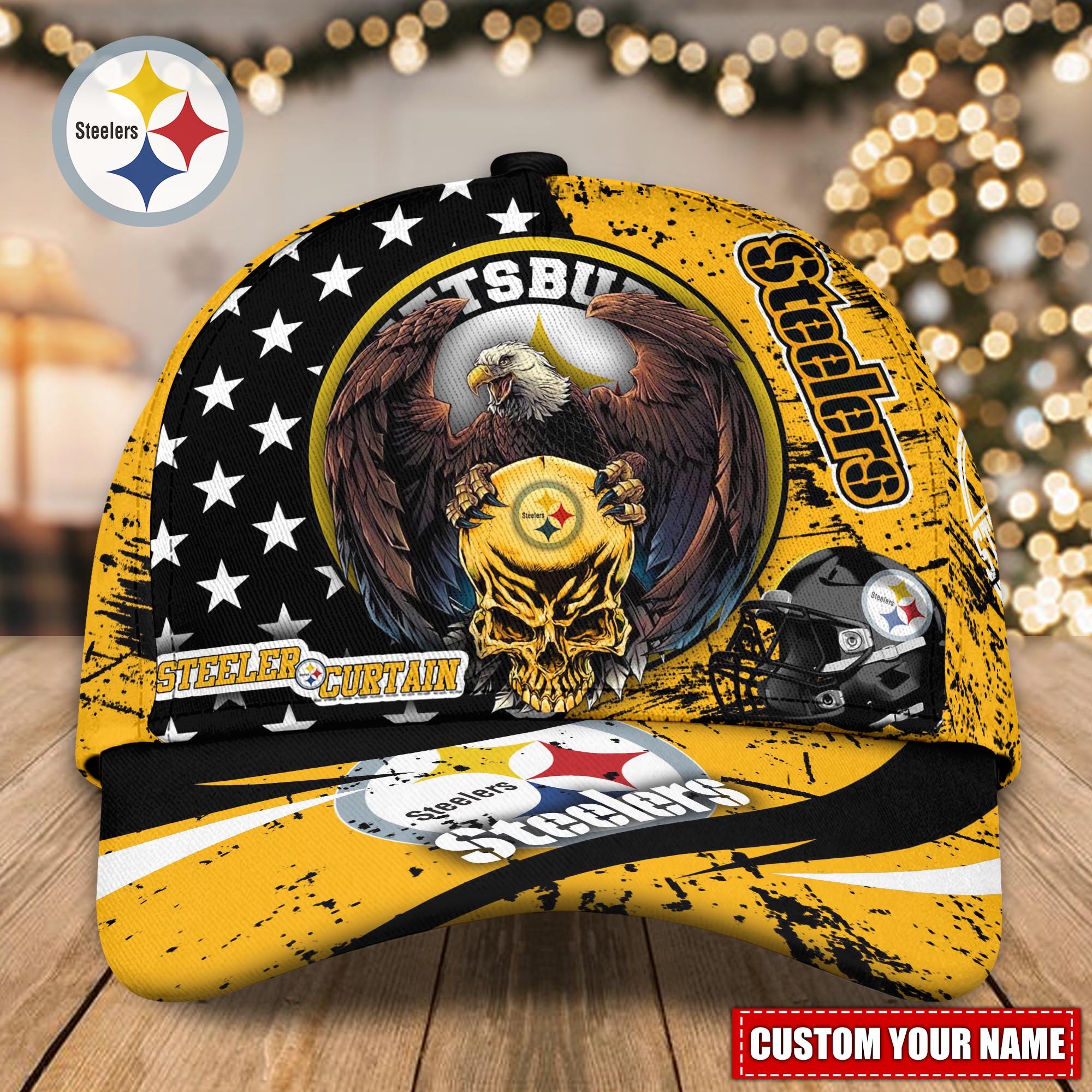 Pittsburgh Steelers CAP custom Q-48277