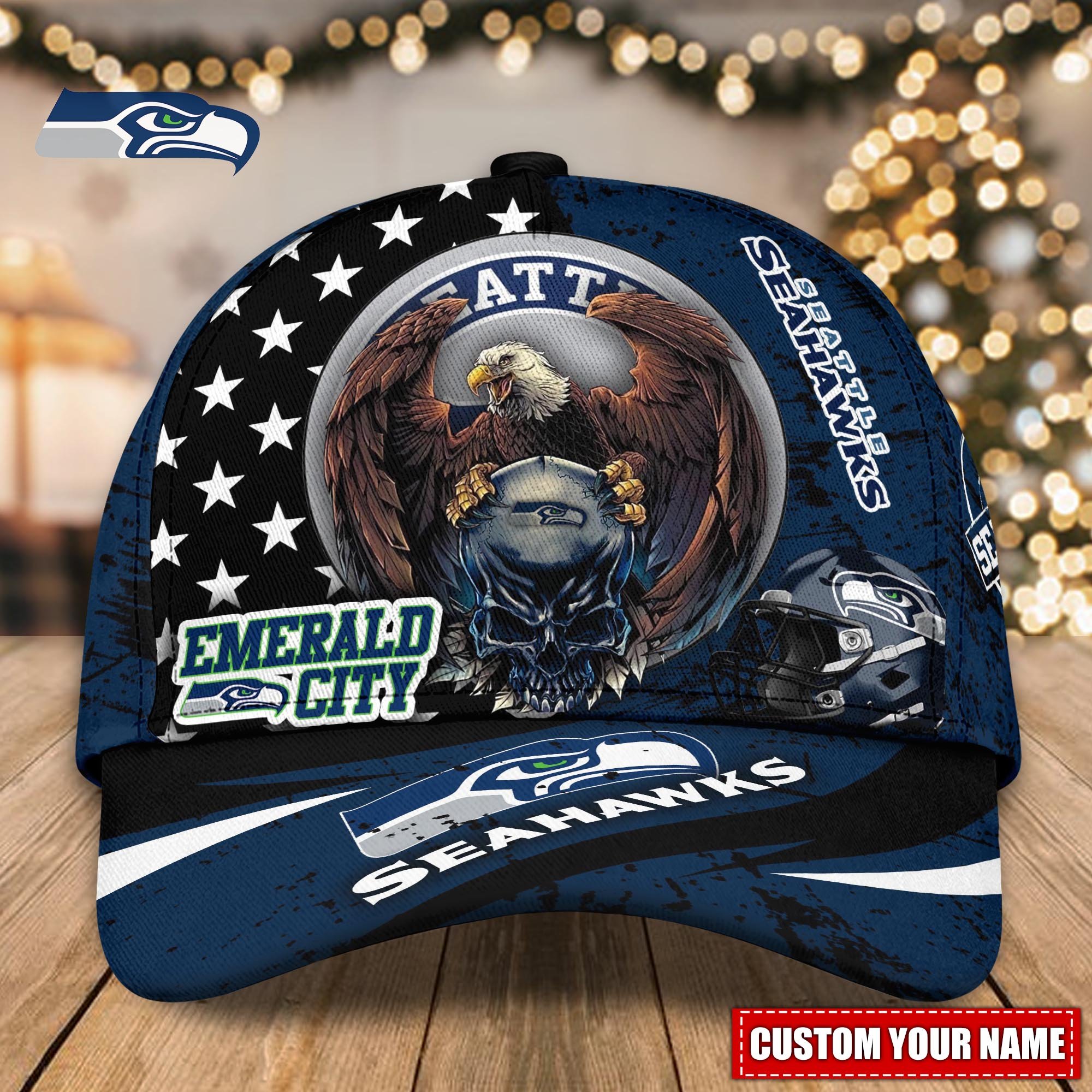 Seattle Seahawks CAP custom Q-48277