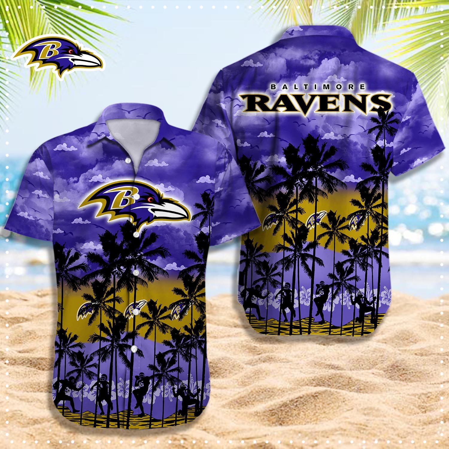 Baltimore Ravens Hawaii Shirt T-48408