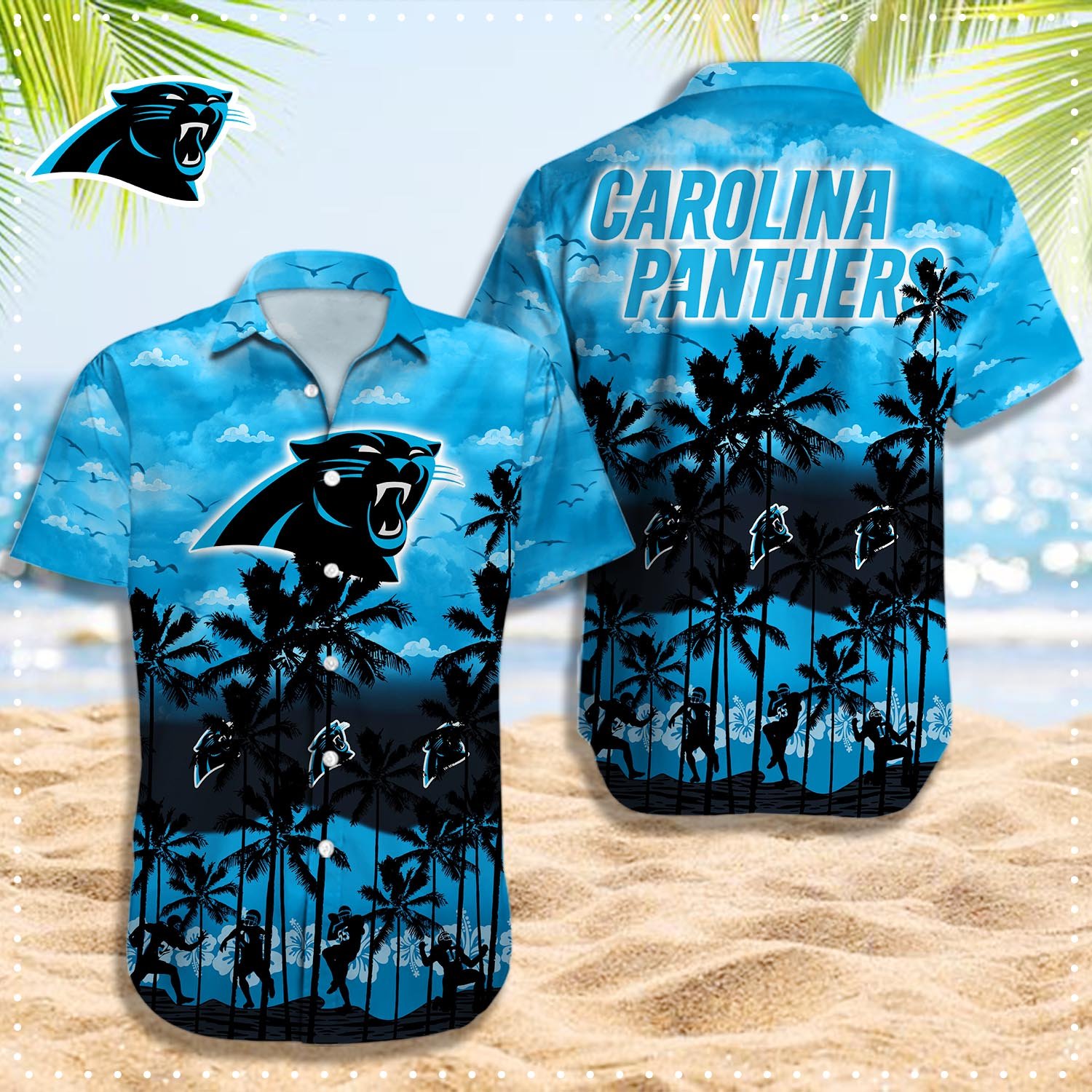 Carolina Panthers Hawaii Shirt T-48408