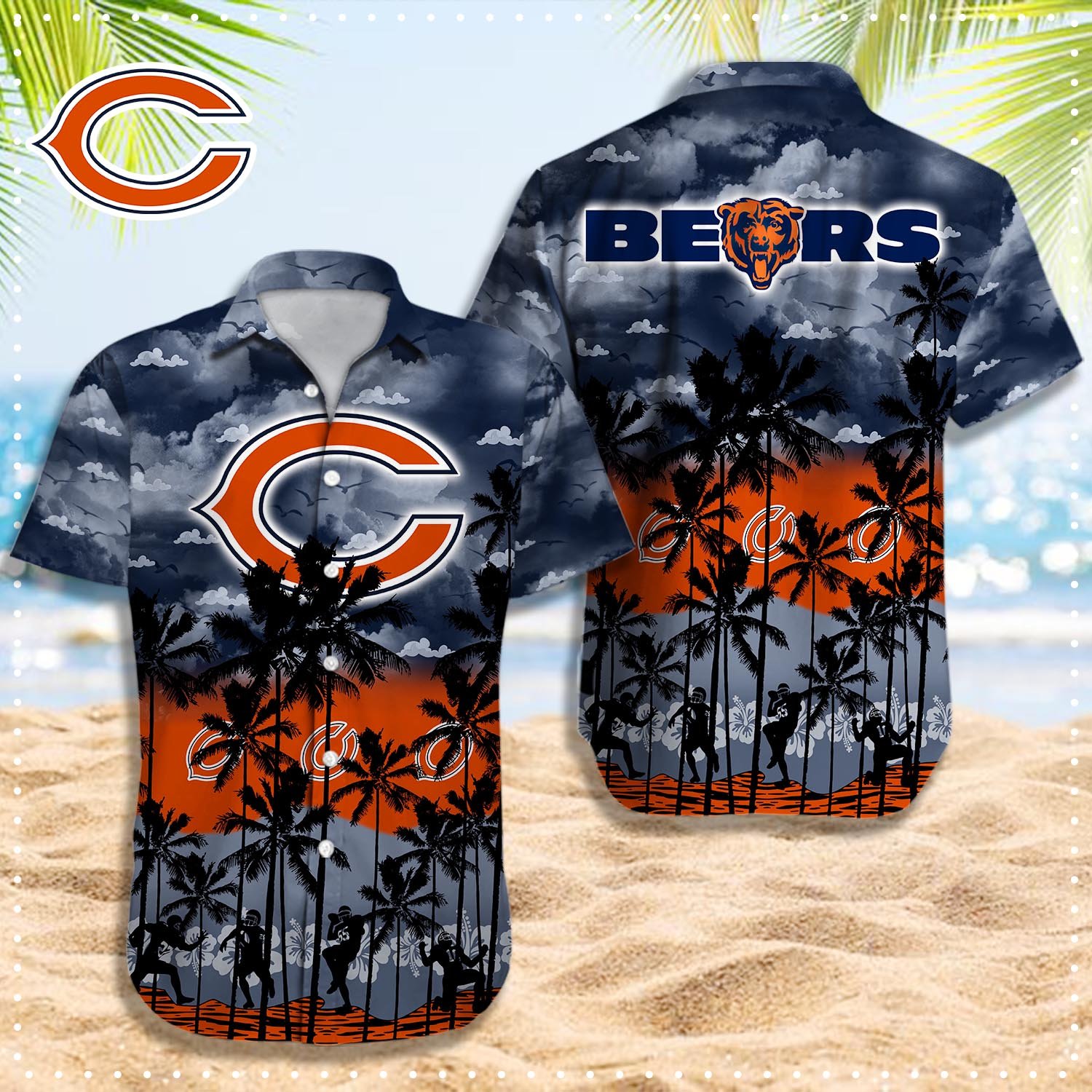 Chicago Bears Hawaii Shirt T-48408