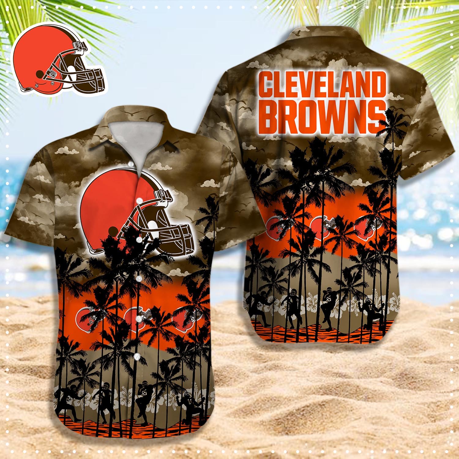 Cleveland Browns Hawaii Shirt T-48408