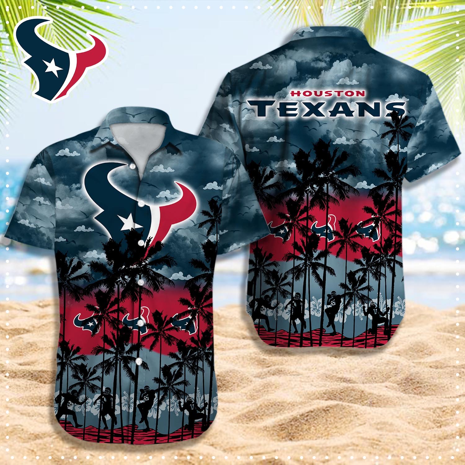 Houston Texans Hawaii Shirt T-48408
