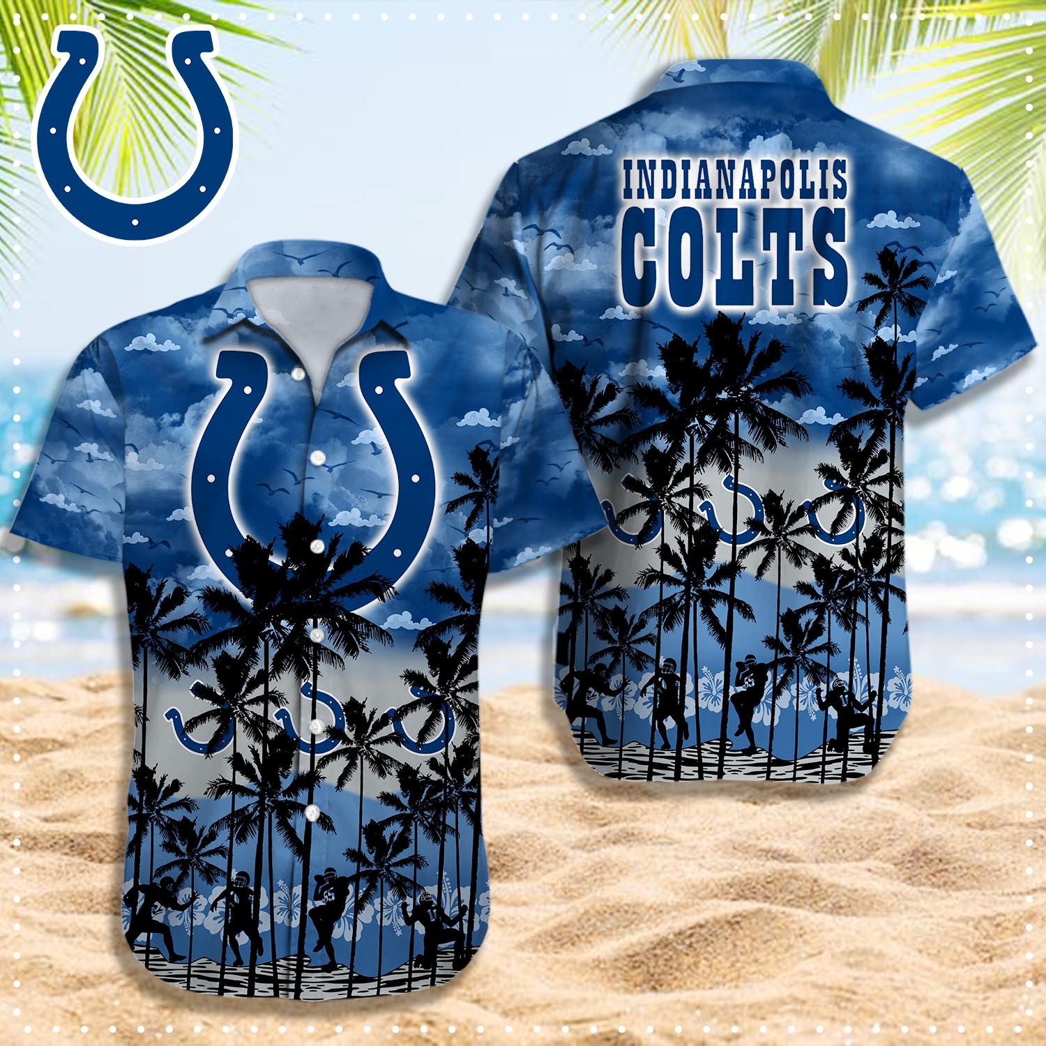 Indianapolis Colts Hawaii Shirt T-48408