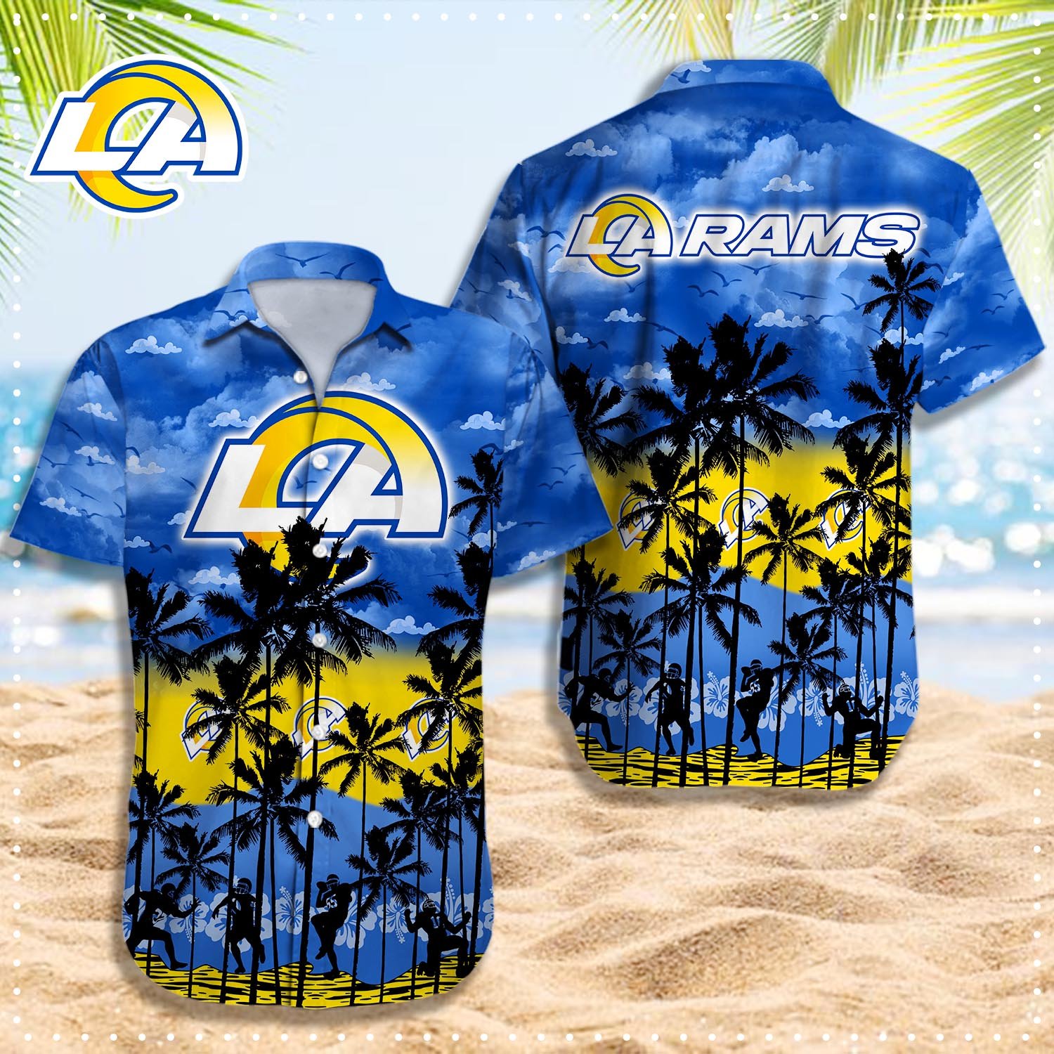 Los Angeles Rams Hawaii Shirt T-48408