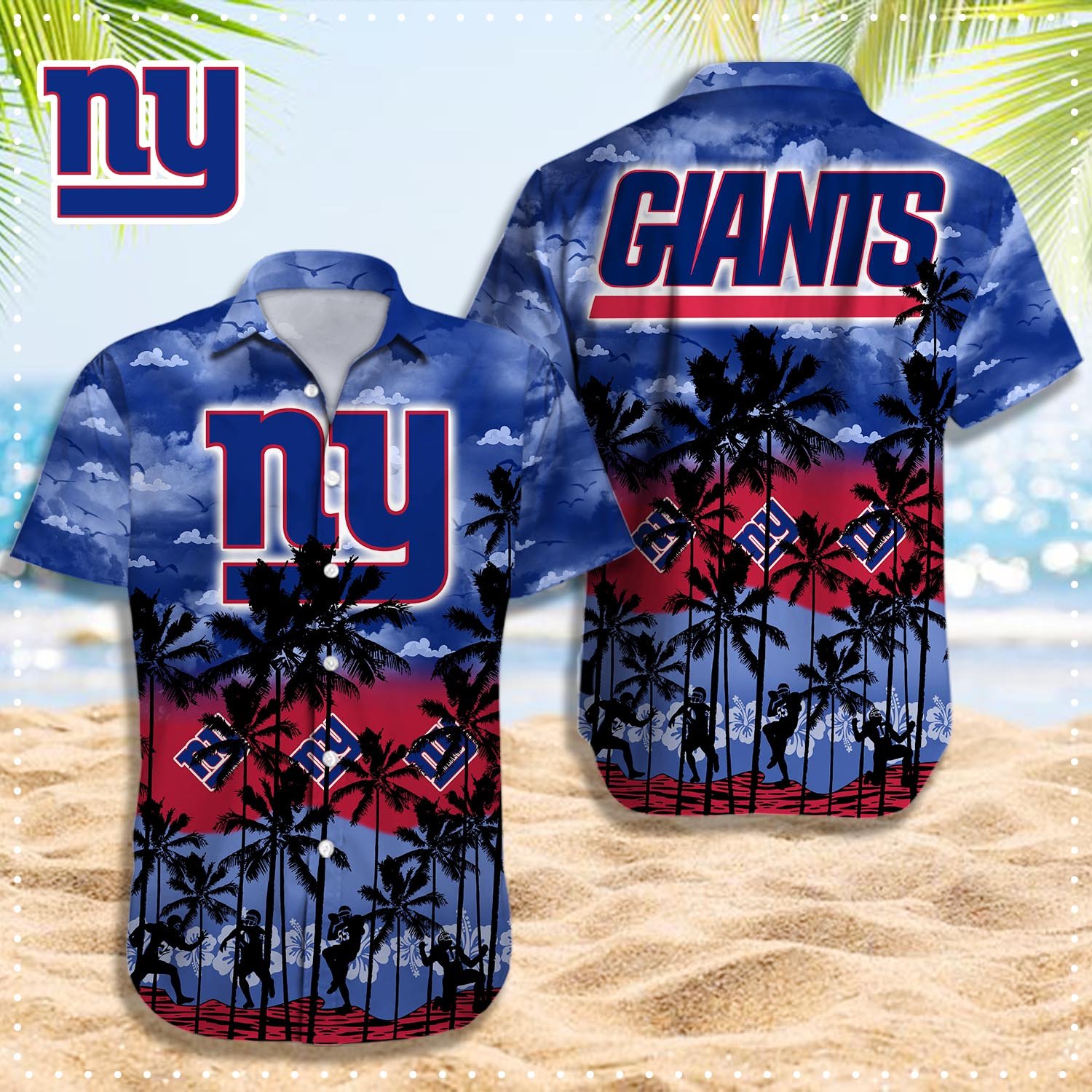 New York Giants Hawaii Shirt T-48408