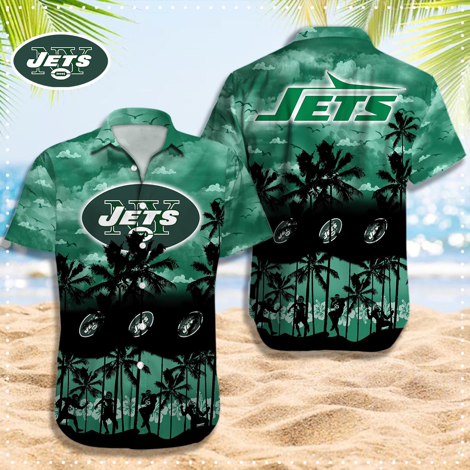 New York Jets Hawaii Shirt T-48408