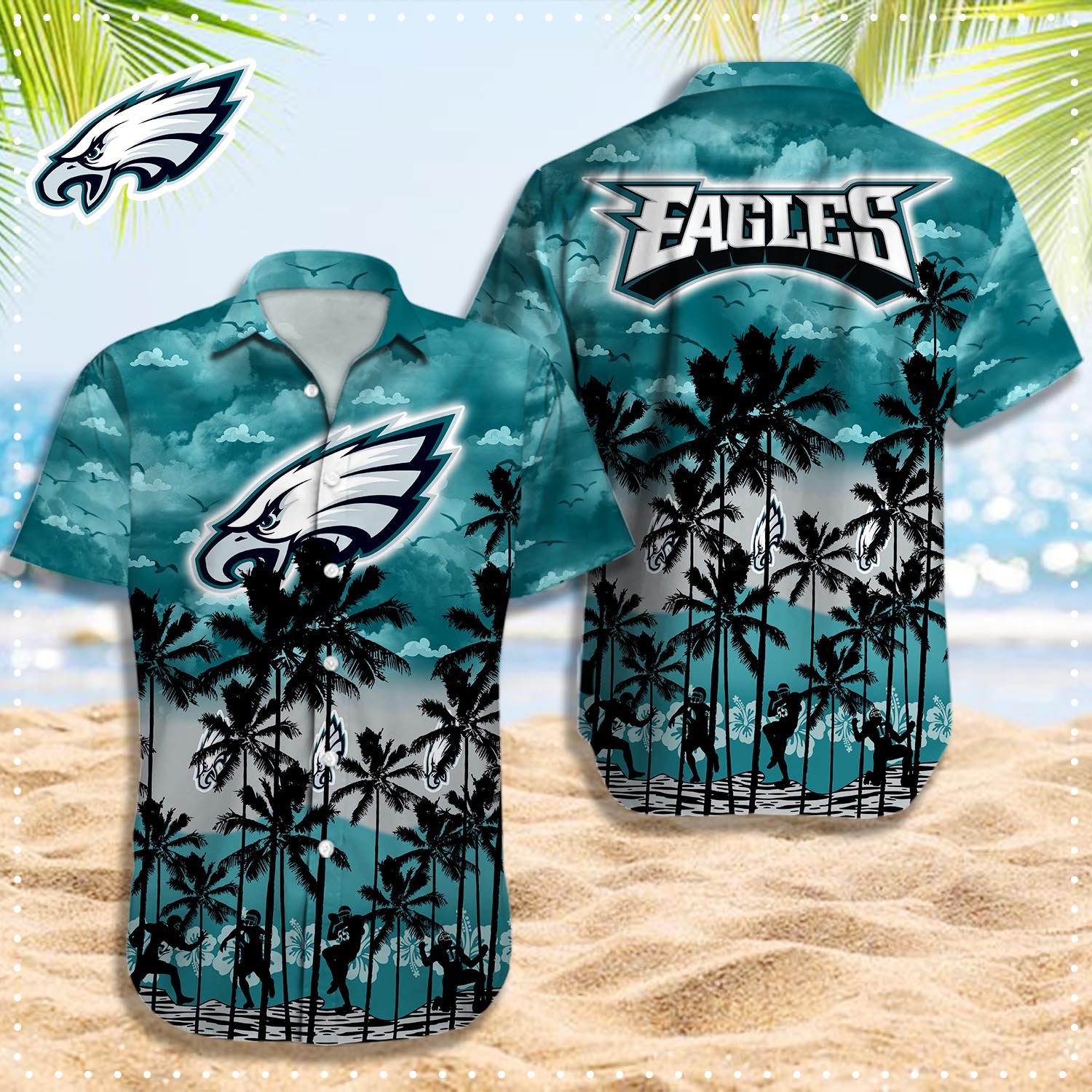 Philadelphia Eagles Hawaii Shirt T-48408