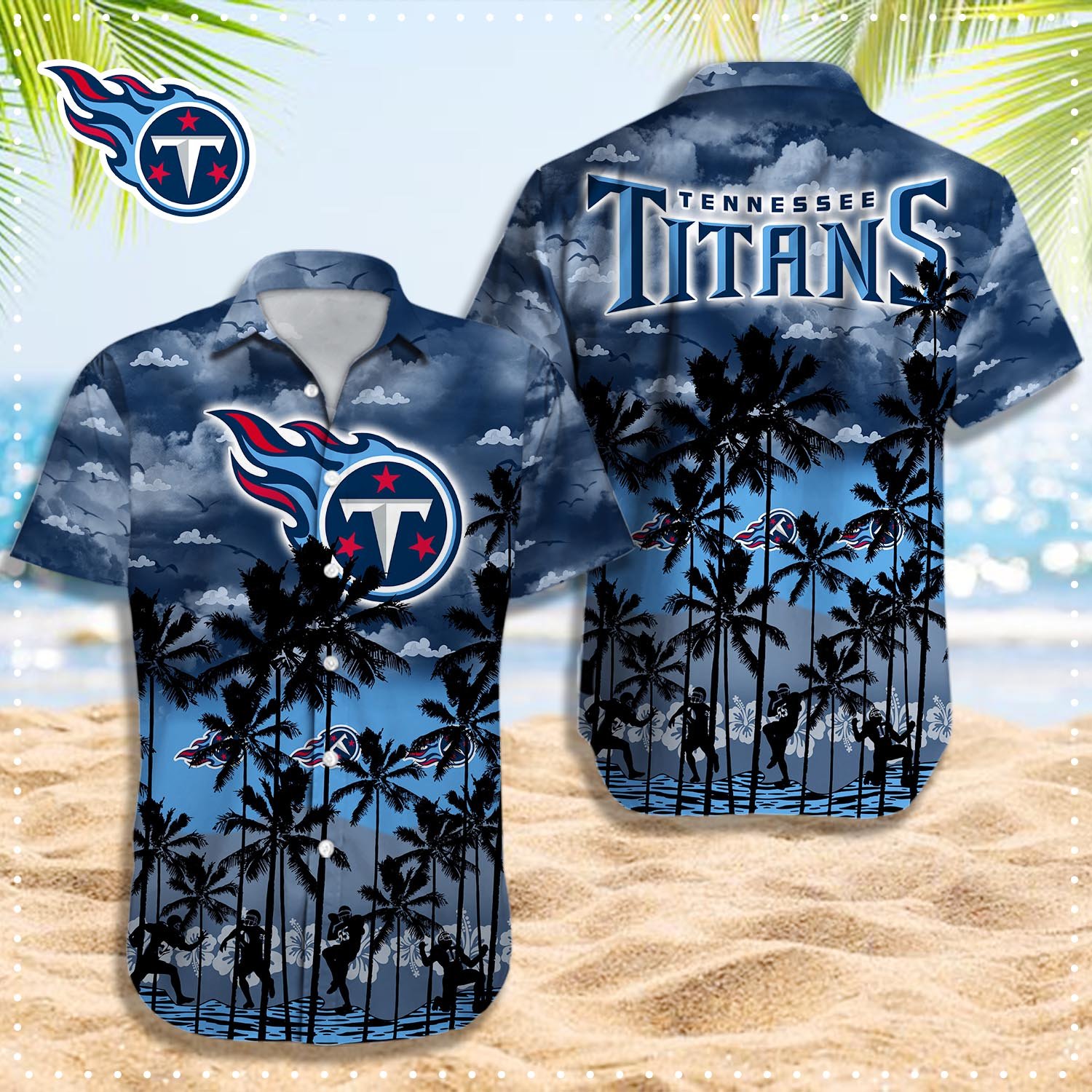 Tennessee Titans Hawaii Shirt T-48408