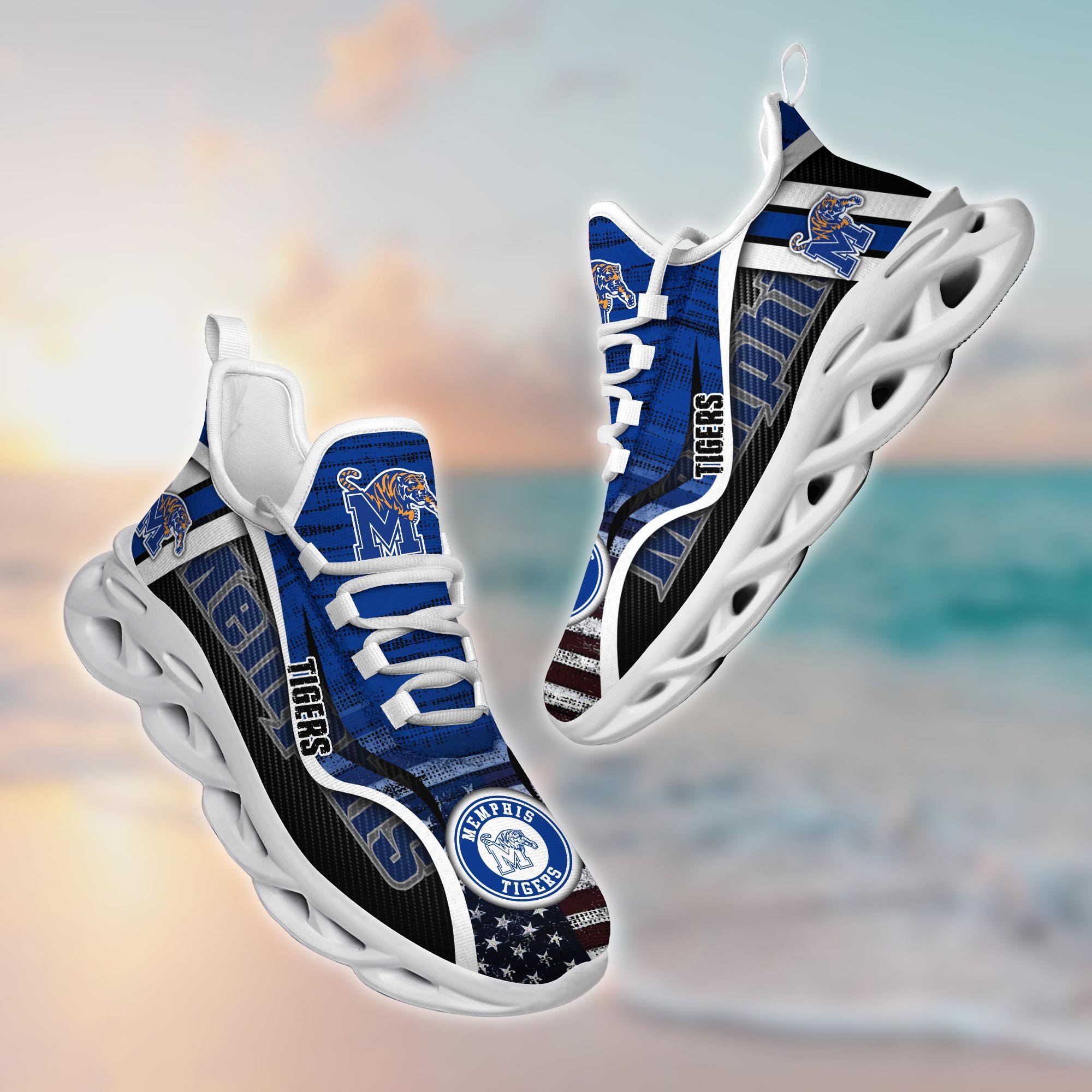 Memphis Tigers Custom Sports Clunky Sneakers For Sports Fans, Gift For Football Lovers TT58961