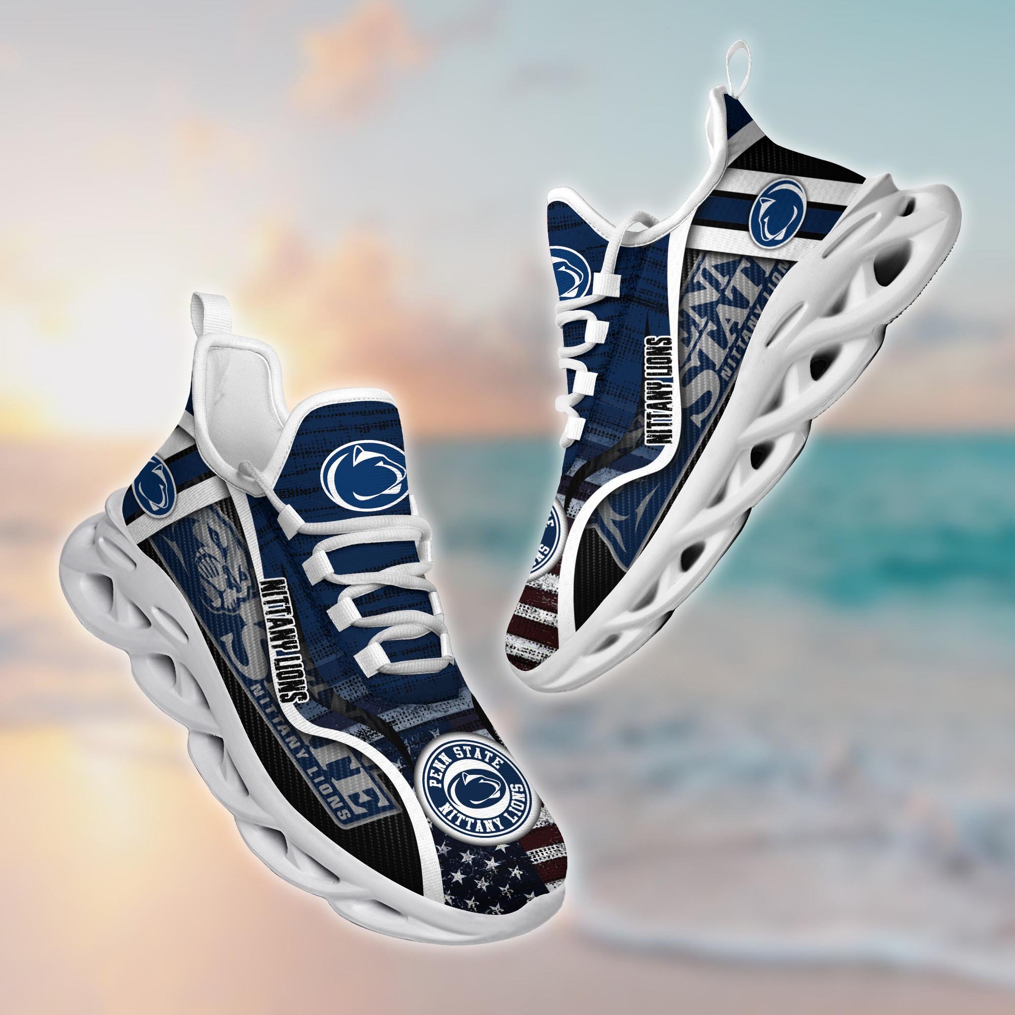 Penn State Nittany Lions Custom Sports Clunky Sneakers For Sports Fans, Gift For Football Lovers TT58961