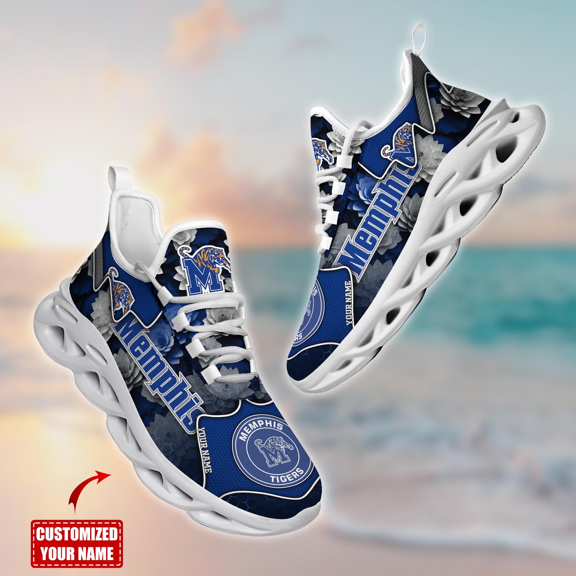 Memphis Tigers Custom Sports Clunky Sneakers For Sports Fans, Gift For Football Lovers TT59081