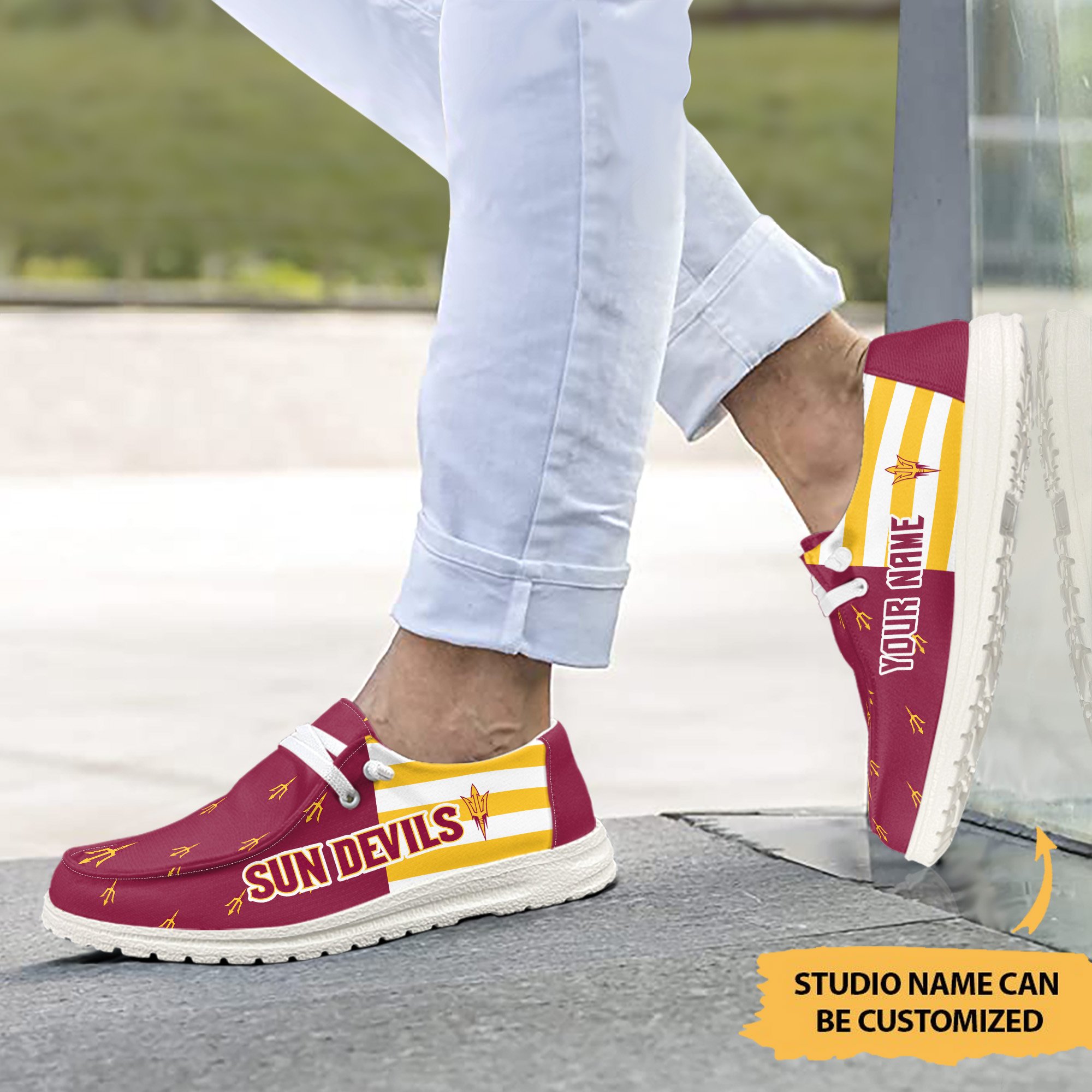 Arizona State Sun Devils Hey-D Shoes custom