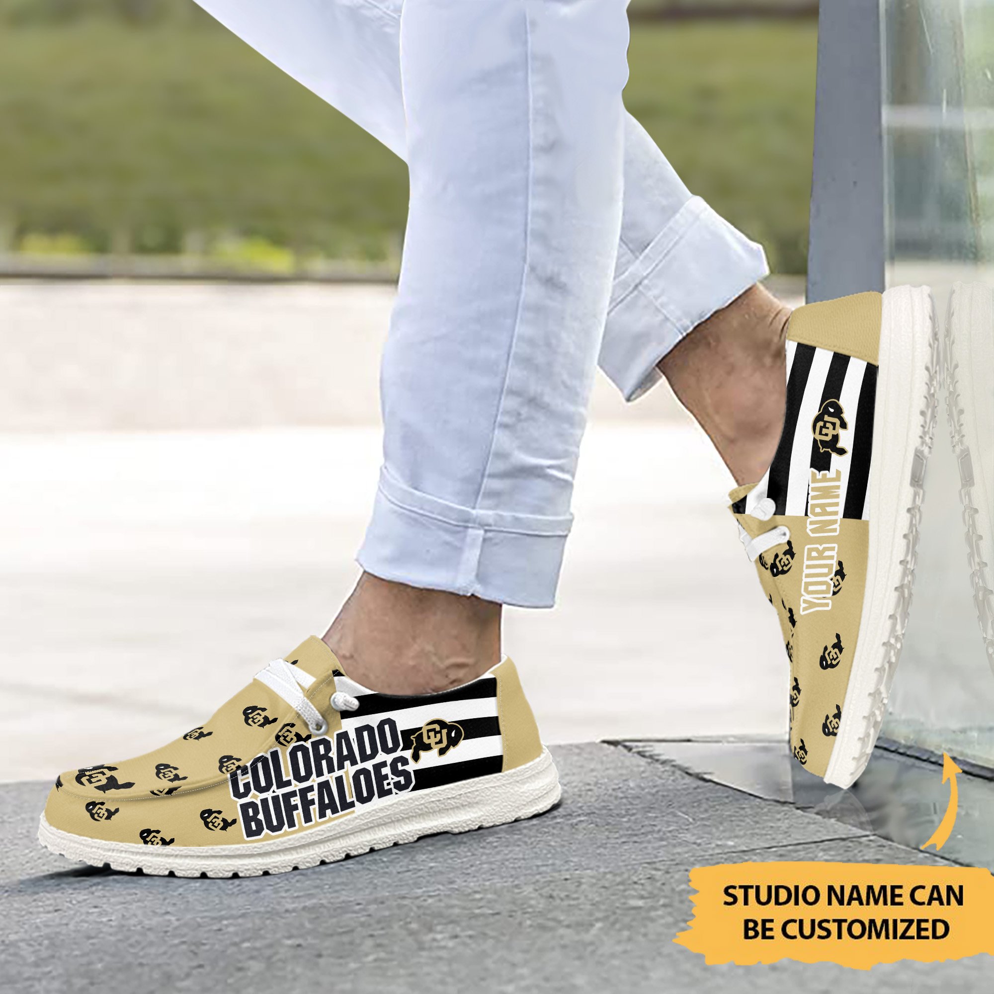 Colorado Buffaloes Hey-D Shoes custom
