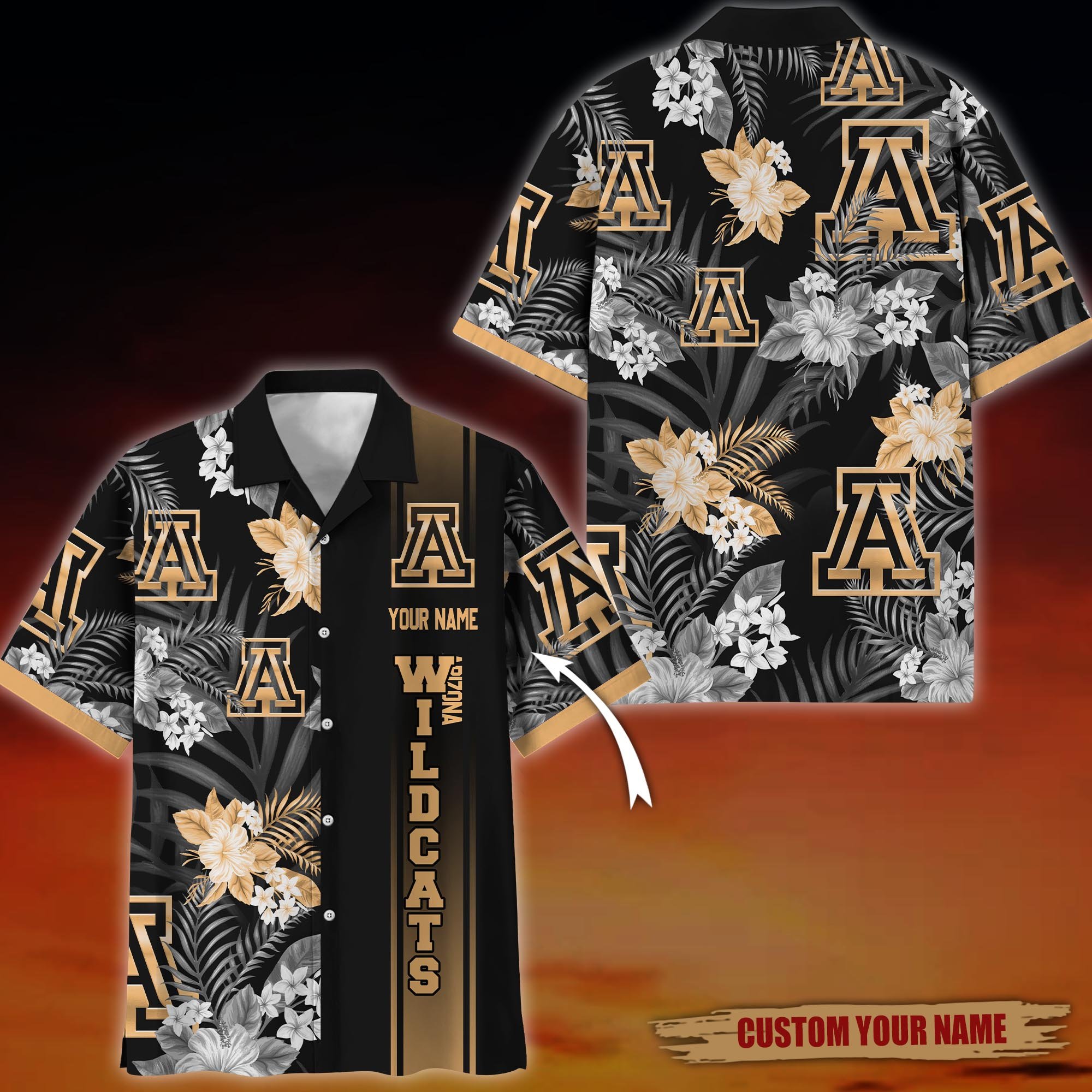 Arizona Wildcats Hawaiian Shirt custom 60076