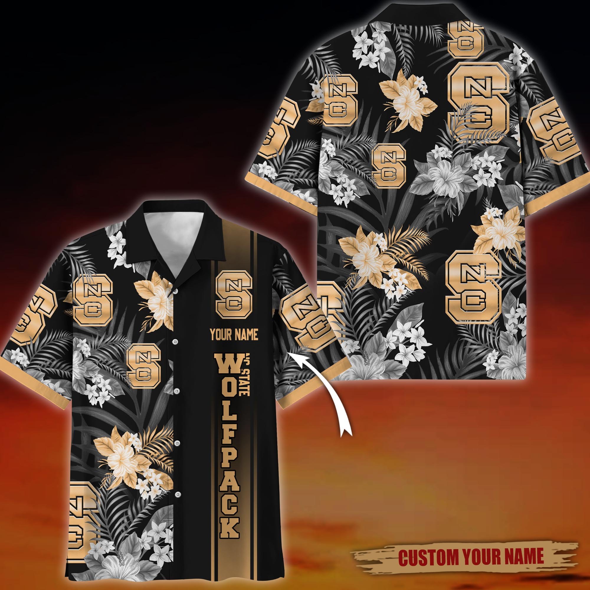NC State Wolfpack Hawaiian Shirt custom 60076
