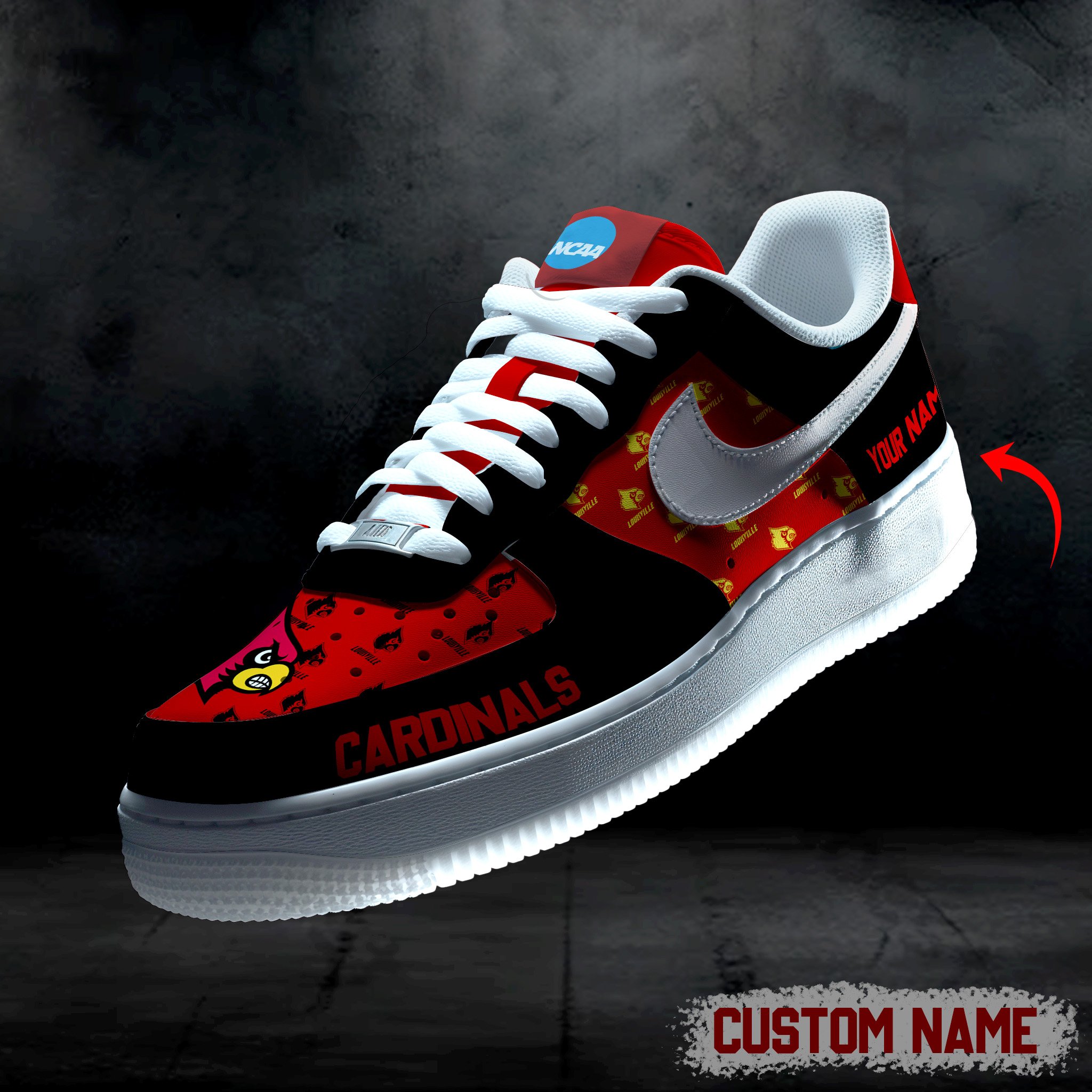 Louisville Cardinals AF1 Custom 60101