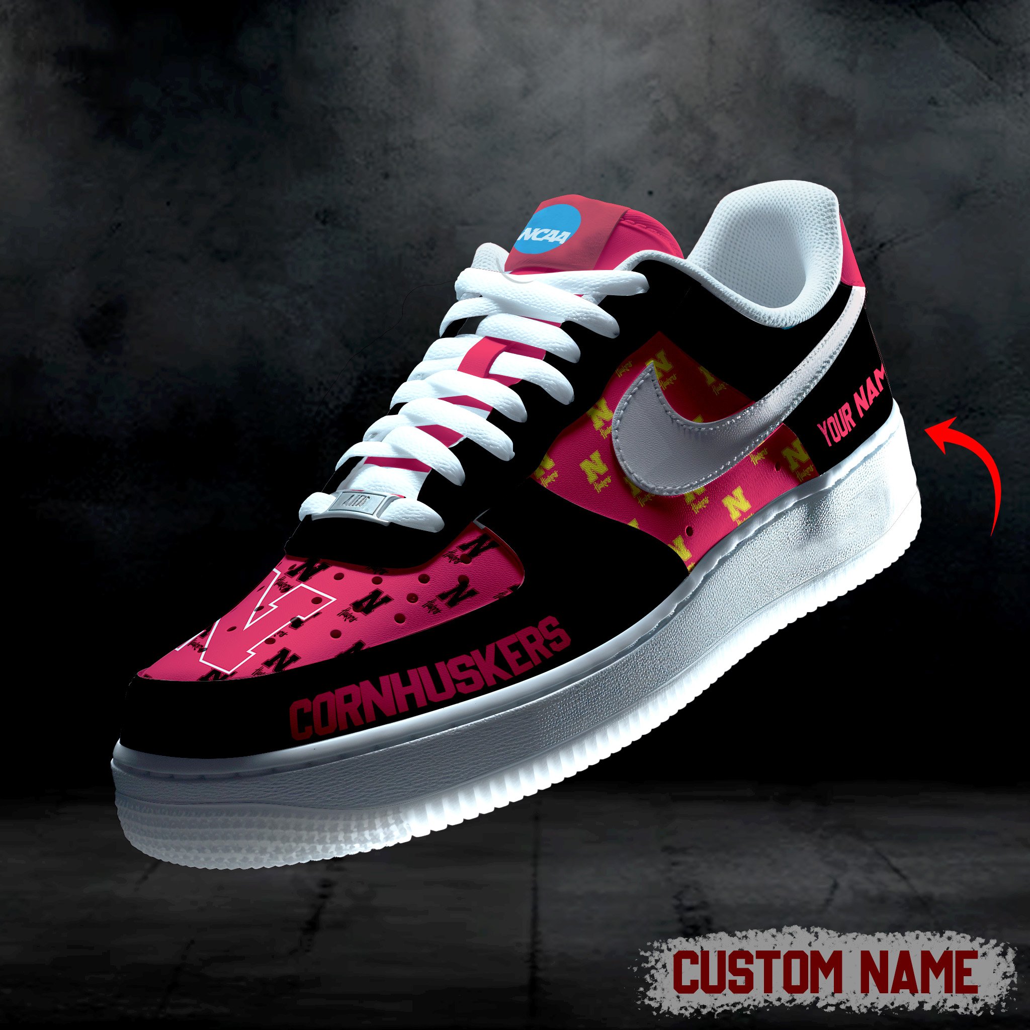 Nebraska Cornhuskers AF1 Custom 60101