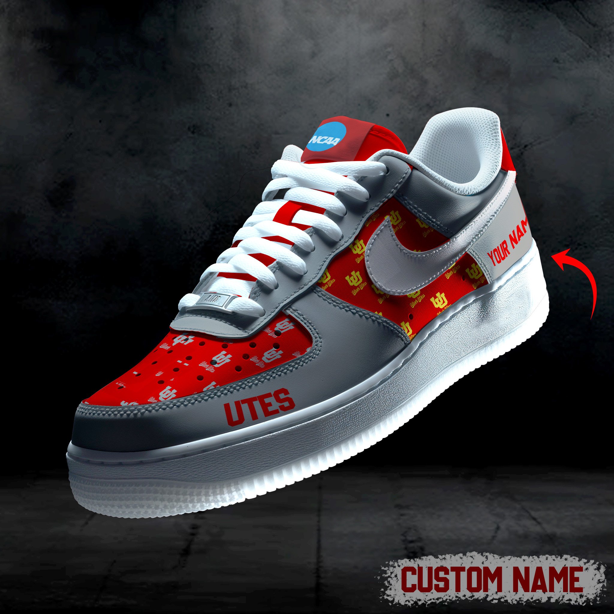 Utah Utes AF1 Custom 60101
