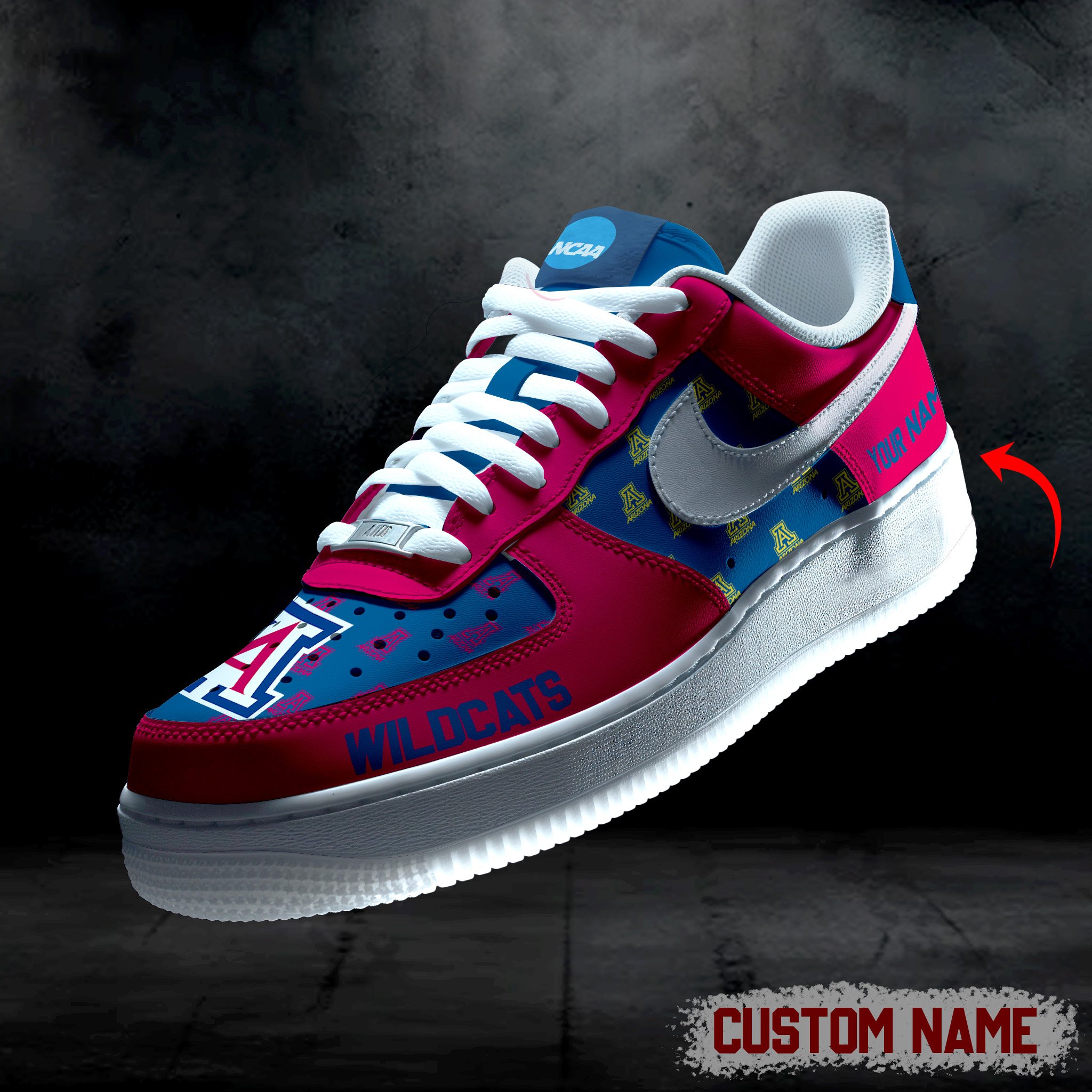Arizona Wildcats AF1 Custom 60101