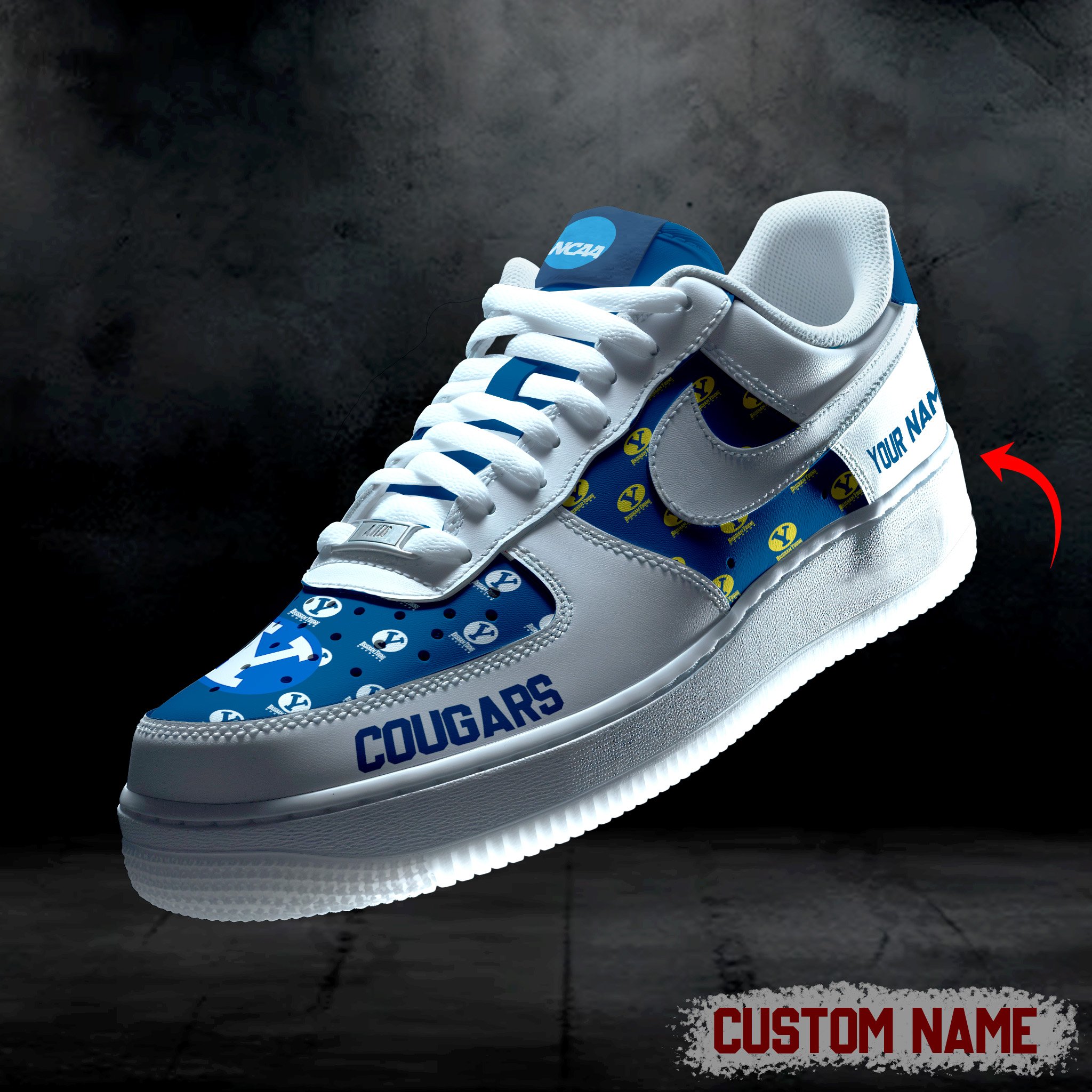 BYU Cougars AF1 Custom 60101