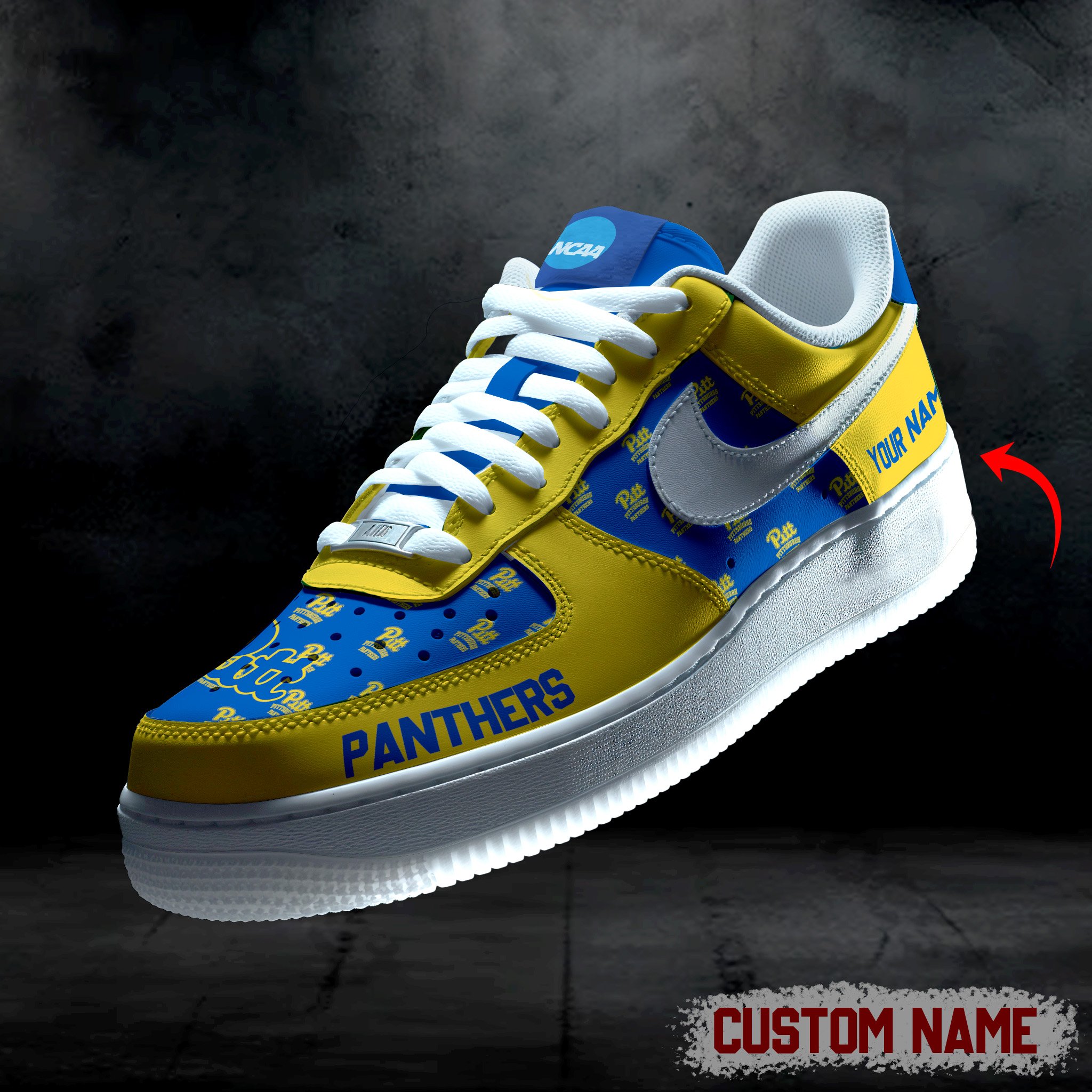 Pittsburgh Panthers AF1 Custom 60101
