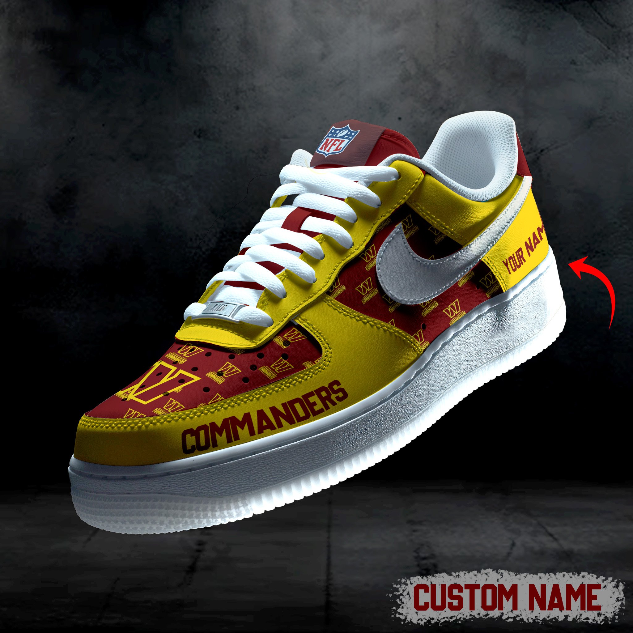 Washington Commanders AF1 Custom 60101