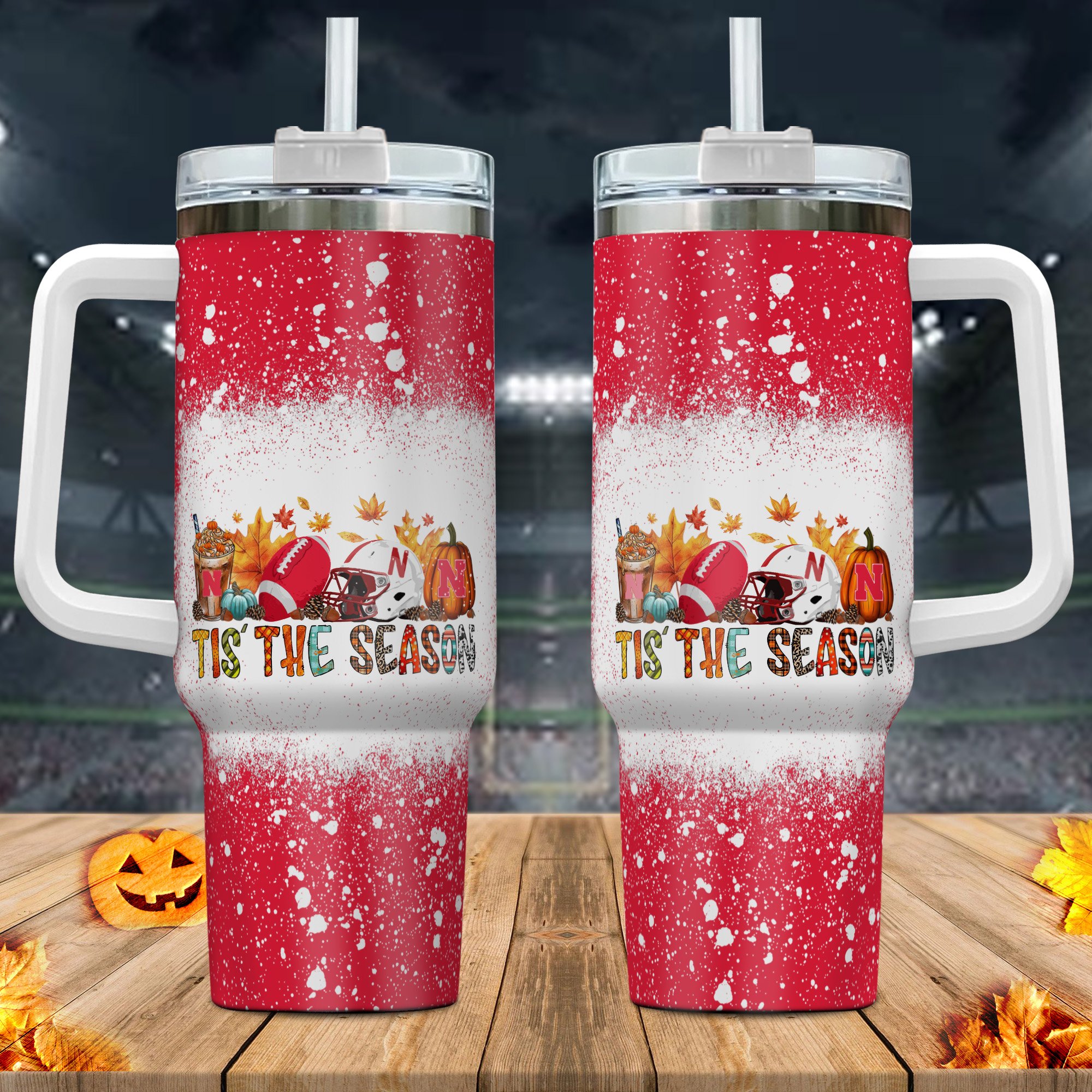 Nebraska Cornhuskers Tis The Season St Cup 40Oz