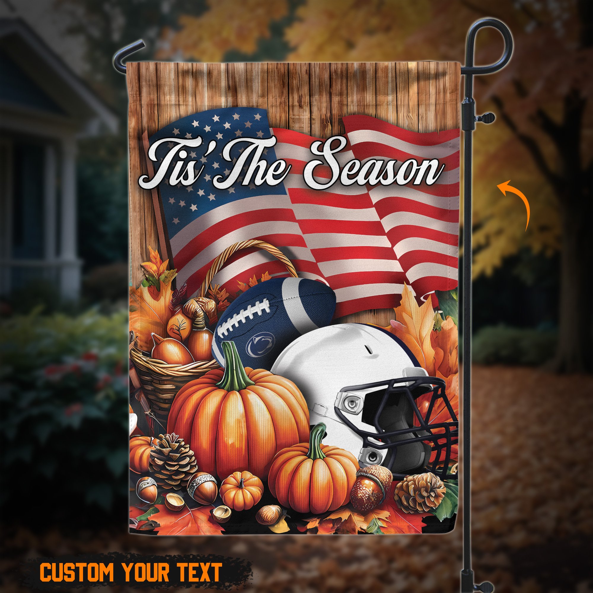 Penn State Nittany Lions Custom text on garden flag 60527